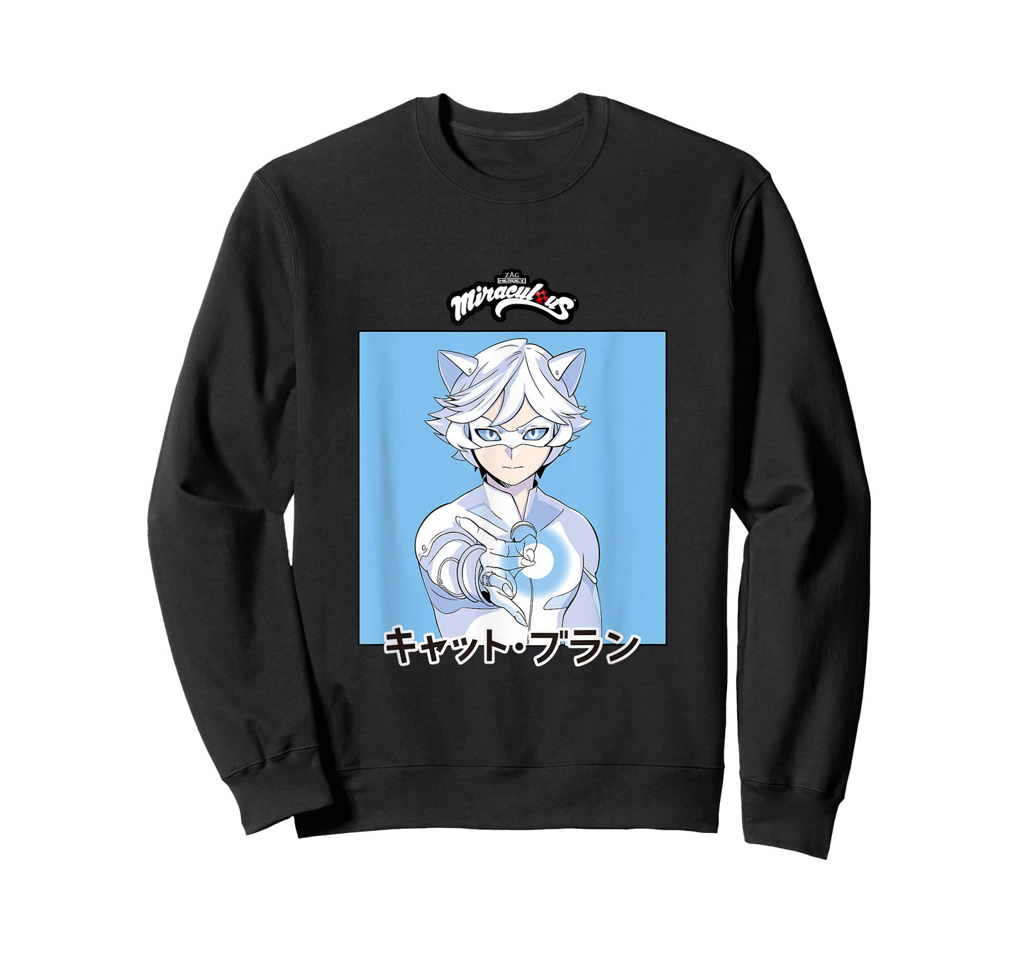 Miraculous Ladybug Manga Cat Blanc T-Shirt