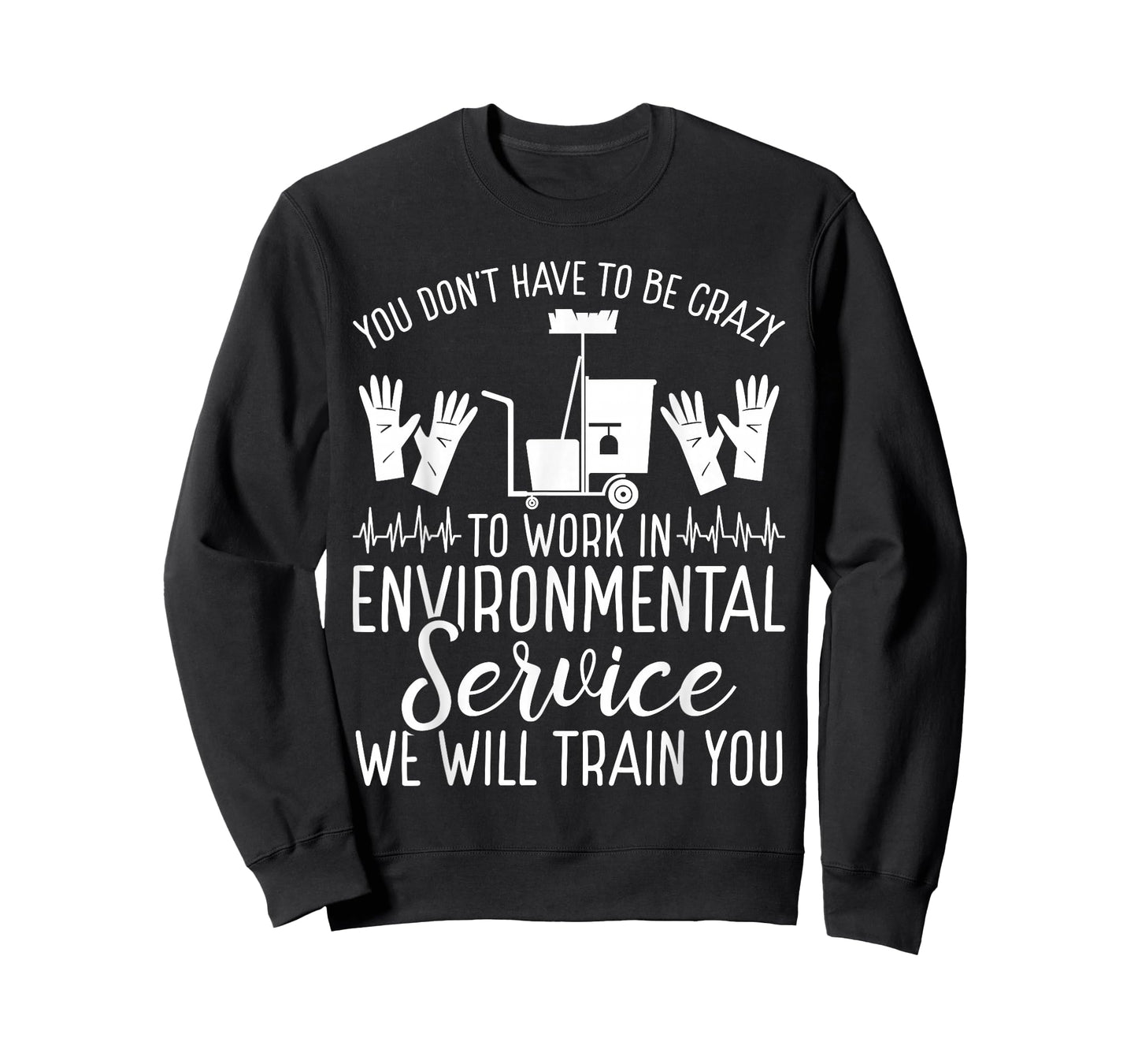 Environmental Service Technician EVS Worker EVS Tech Badge T-Shirt