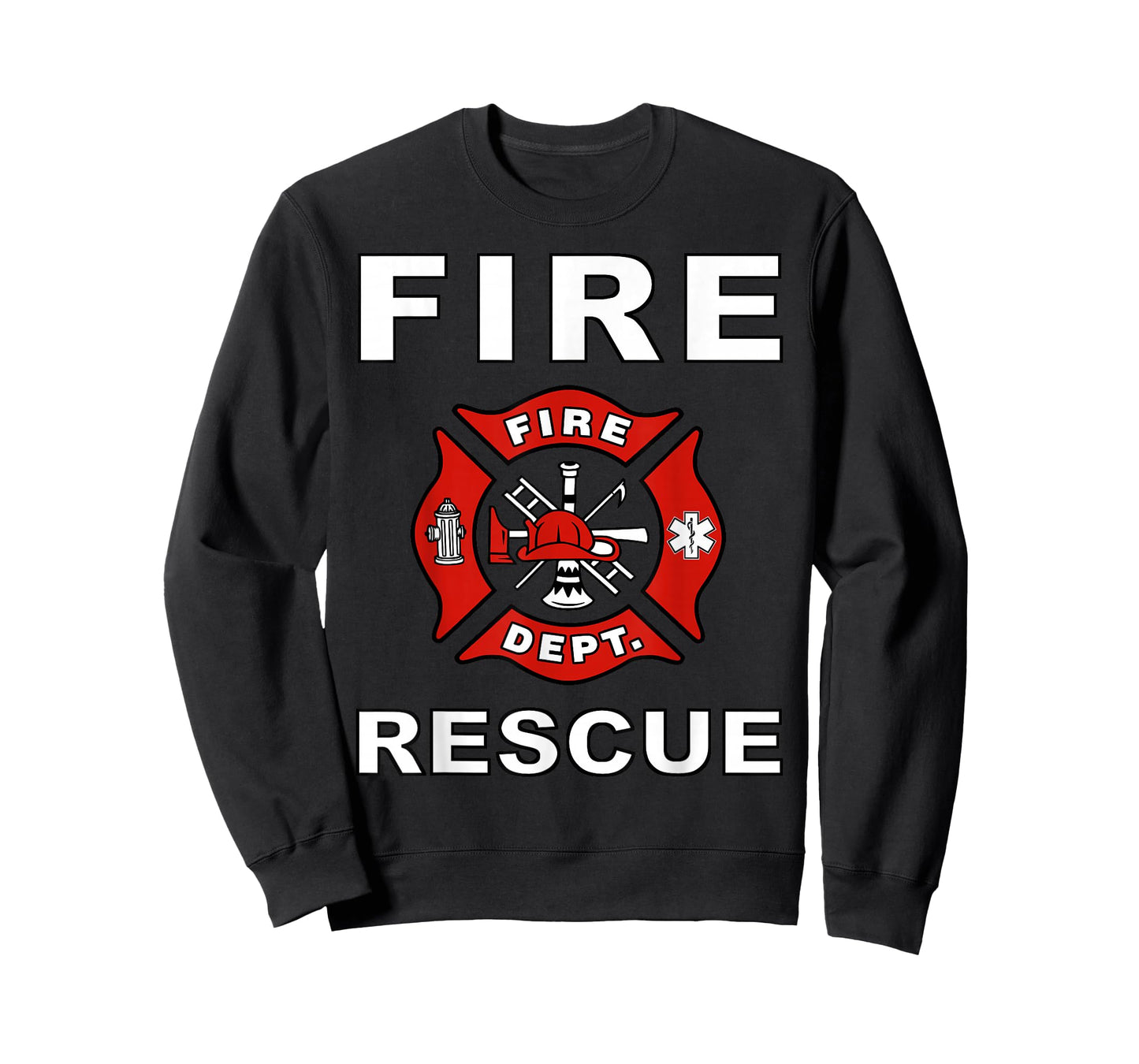 FIRE Rescue FIRE Fighter Fireman Kids Youth Adult Boys Girls T-Shirt Small