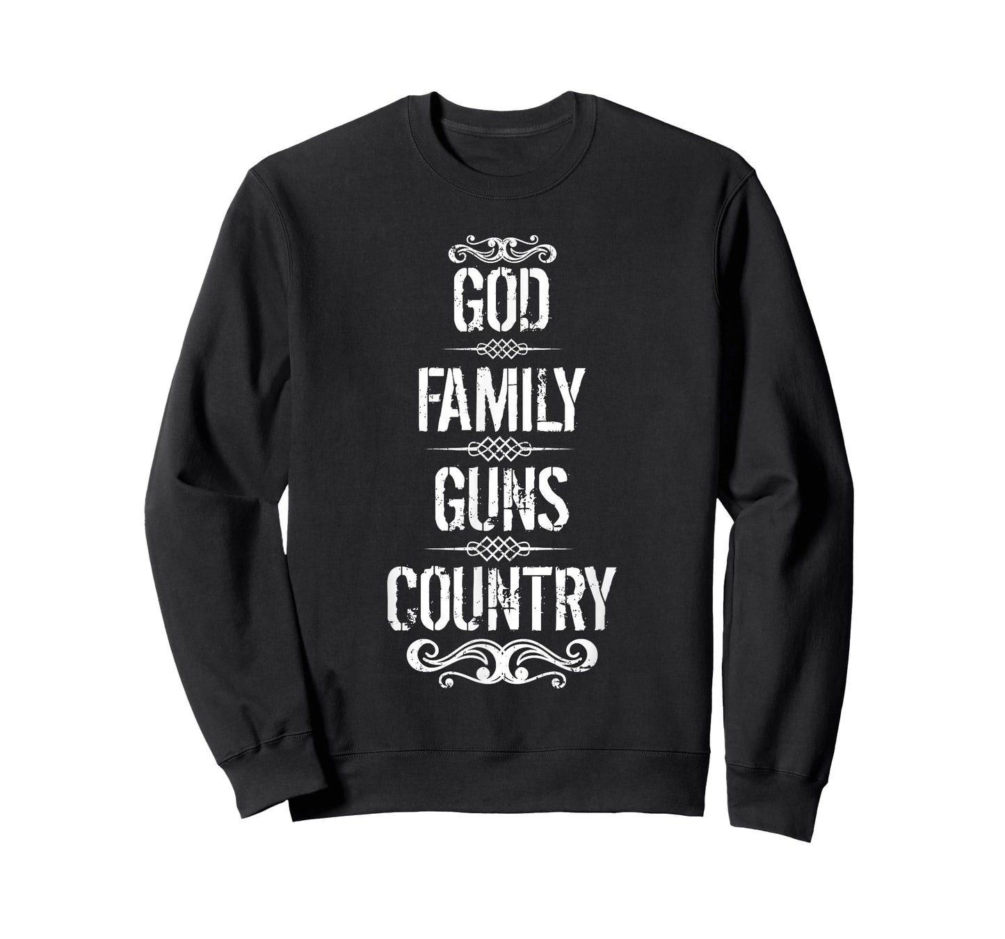 God Family Guns Country T-Shirt