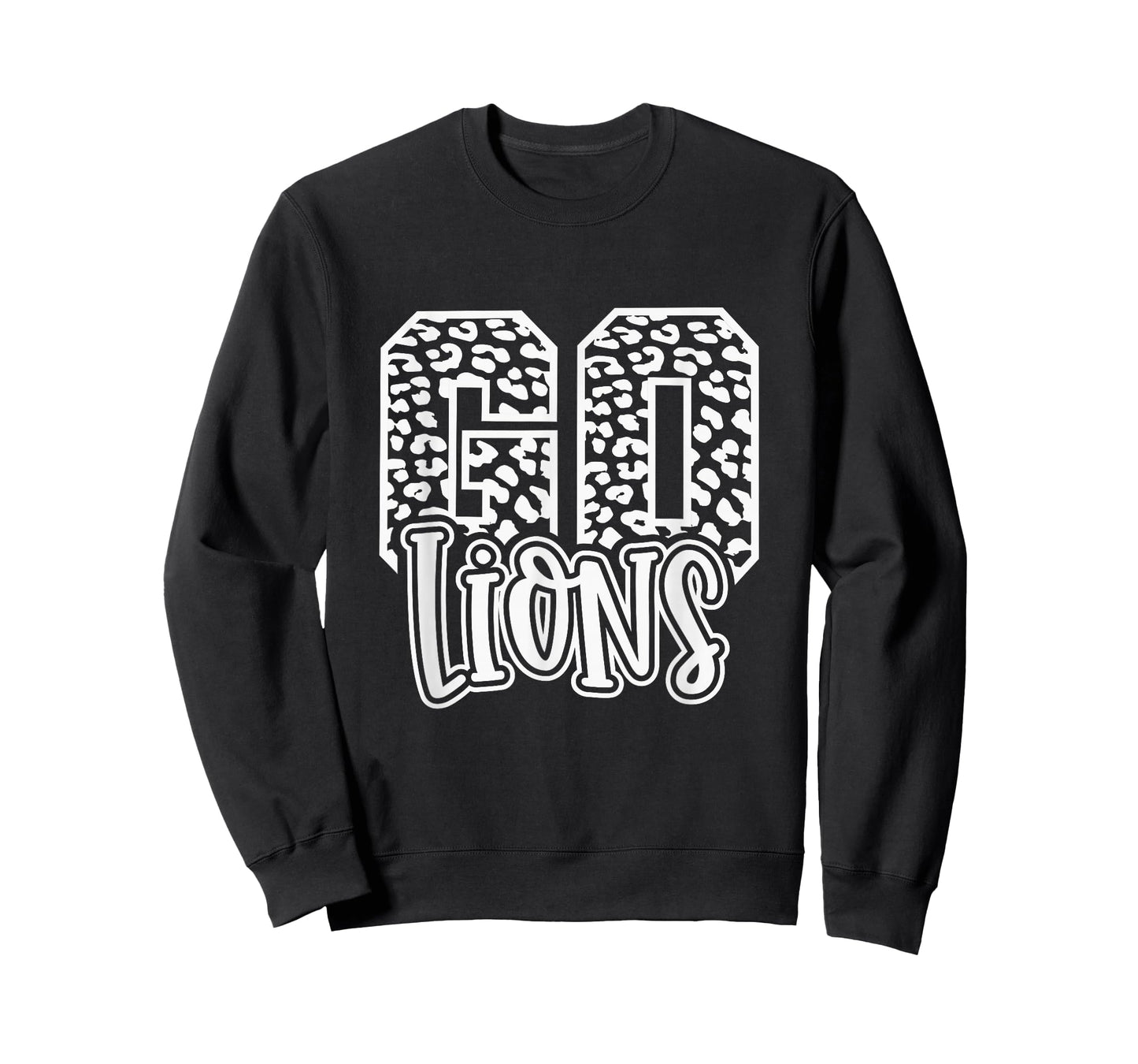 Lions Mascot GO Team Spirit Game Day School Cute Trendy T-Shirt