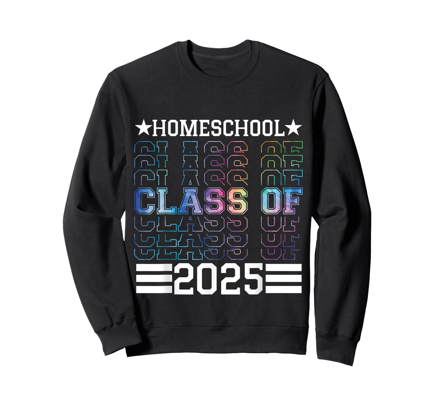 Homeschool Class Of 2025 Senior Graduation T-Shirt