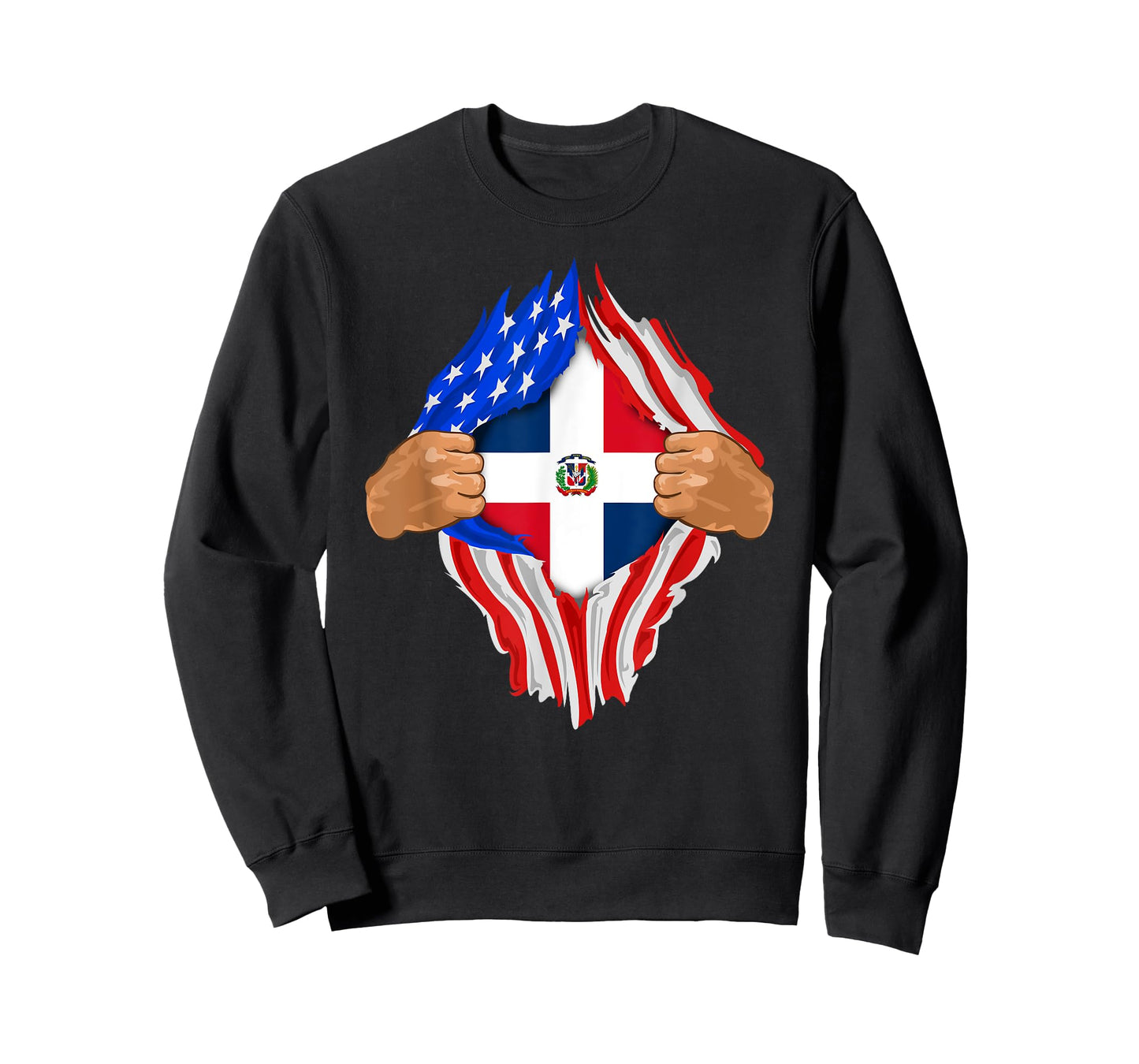 Dominican Blood Inside Me Dominican Republic Flag Gift T-Shirt