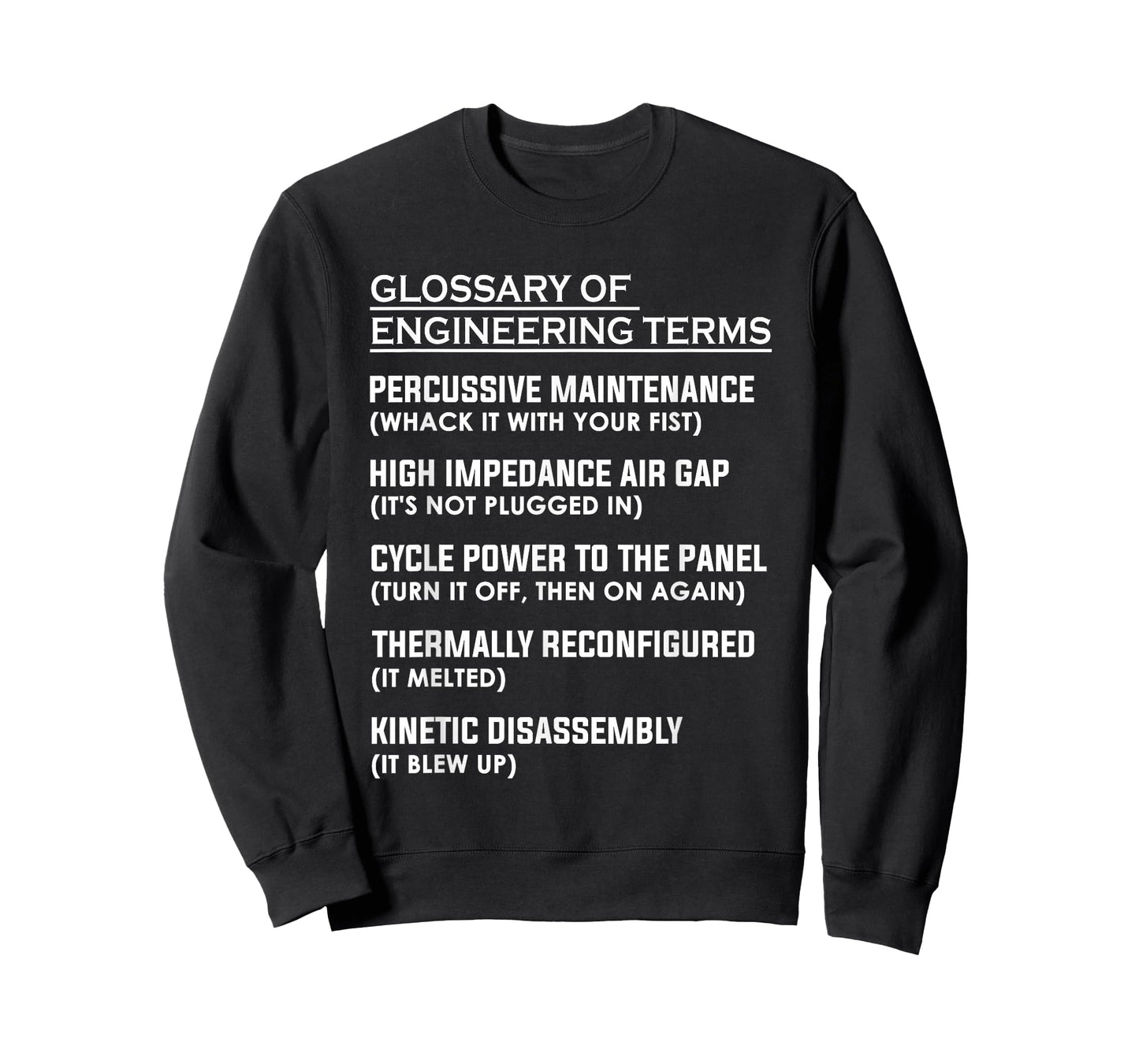 Glossary of Engineering Terms T-Shirt