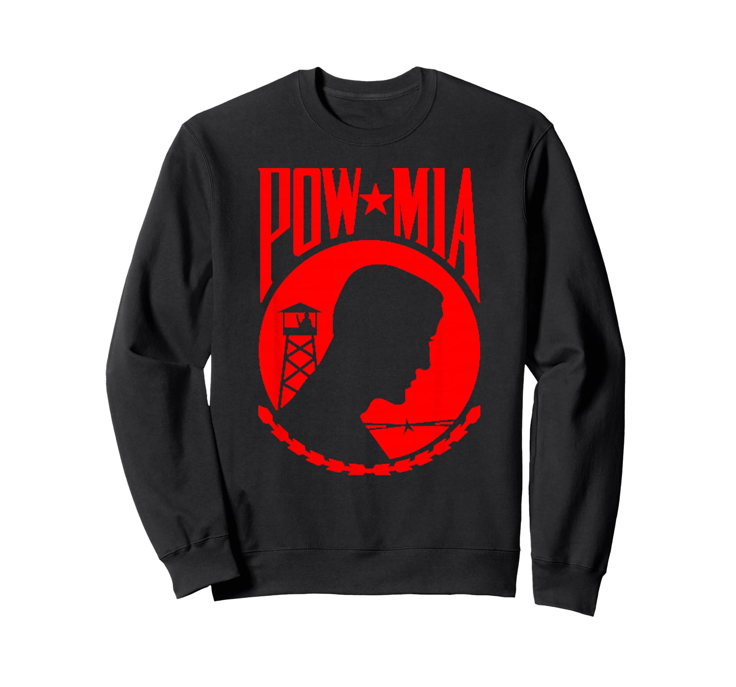 POW MIA POWMIA Red Design T-Shirt