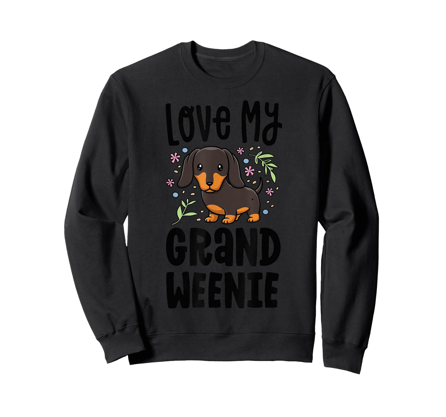 Love My Grand Weenie Dachshund Granddog Grandma Grandpa T-Shirt