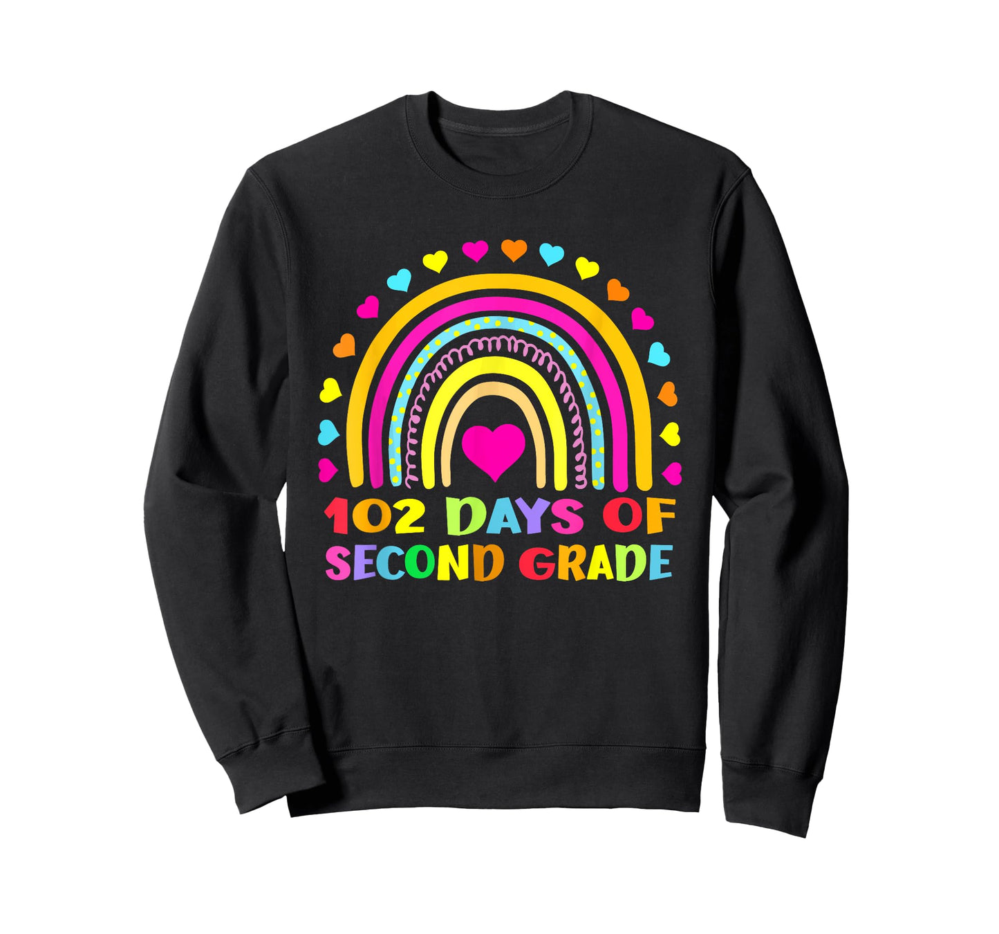 102 Day Of 2nd Grade Rainbow 102 Days Of Second Grade T-Shirt