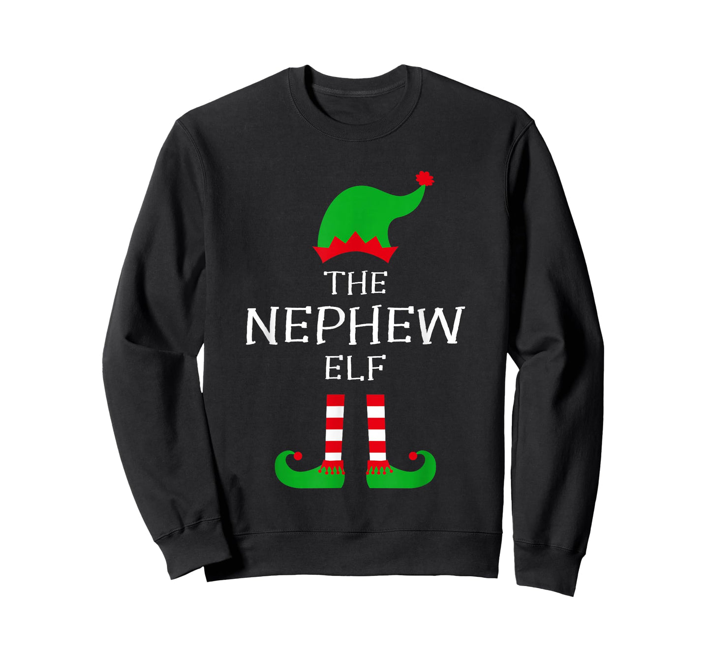 The Nephew Elf Matching Family Group Idea Funny Christmas T-Shirt