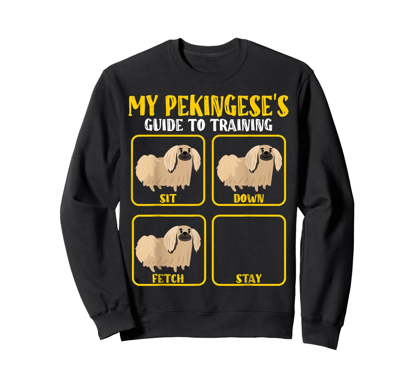 Funny Pekingese Dog training guide for pekingese moms dads T-Shirt