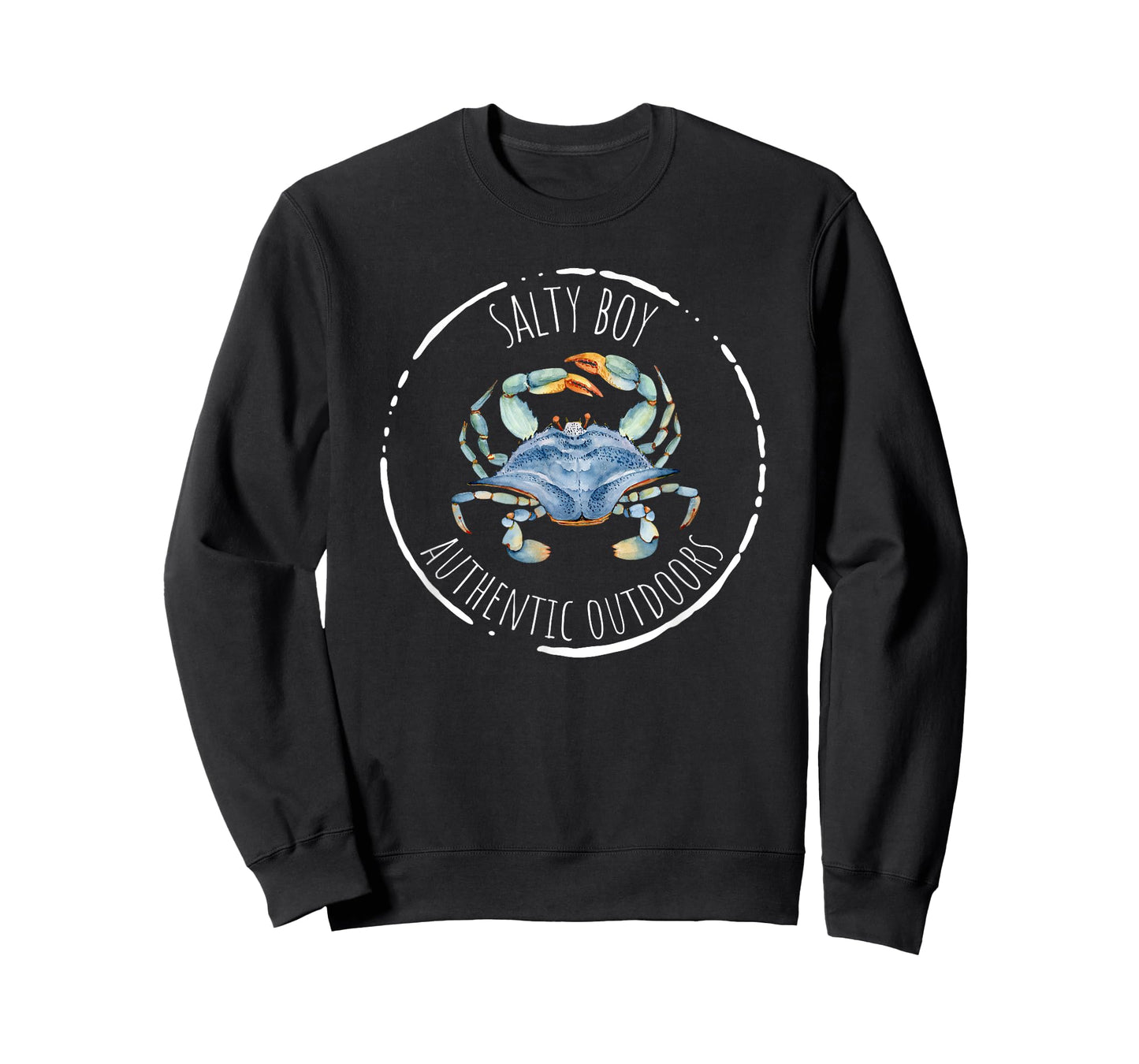 Salty Boy Salty Attitude Funny Fishing Crab Fishing Salty T-Shirt