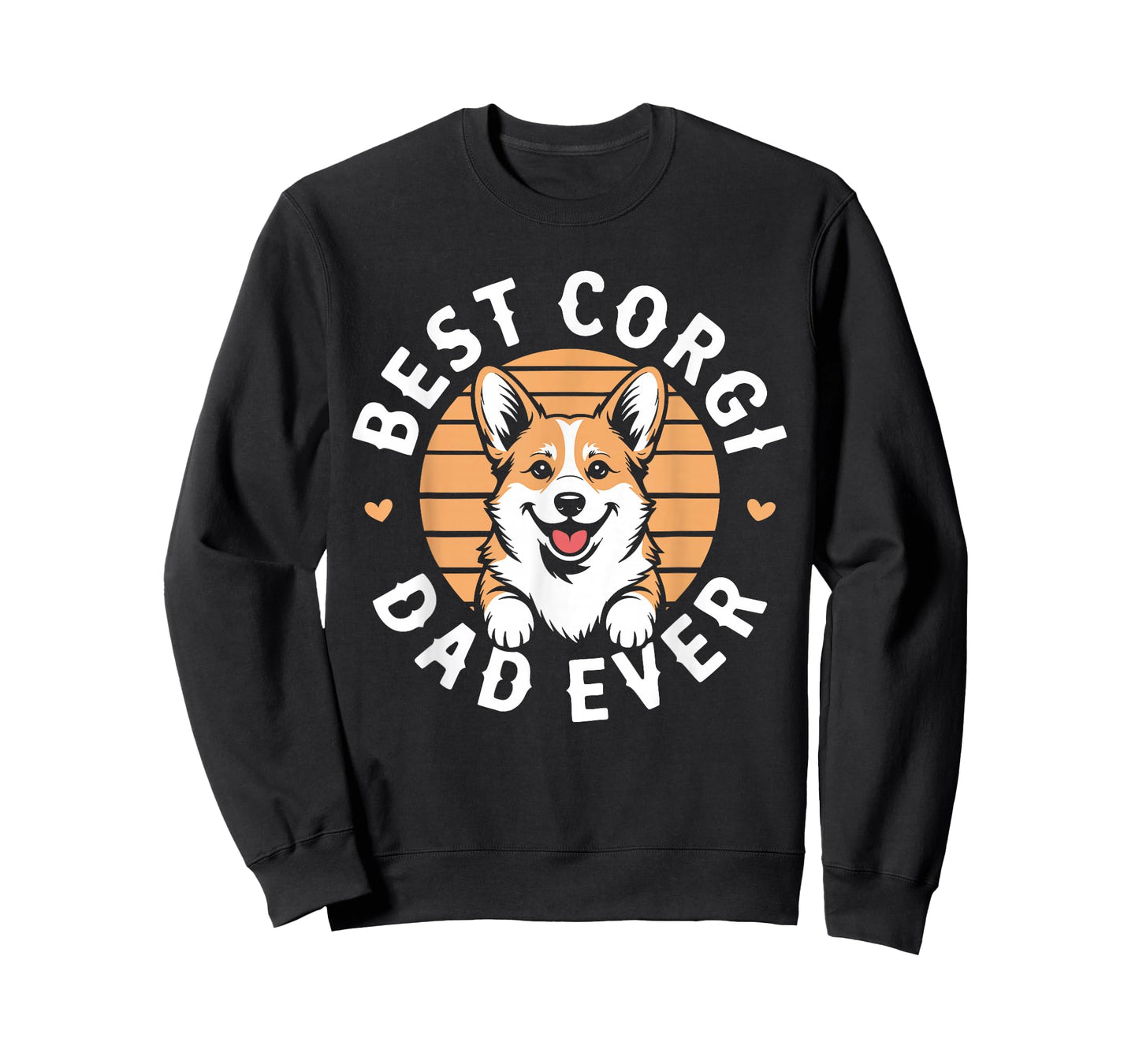 Best Corgi Dad Ever Shirt Men Daddy Dog Lover Fathers Day T-Shirt