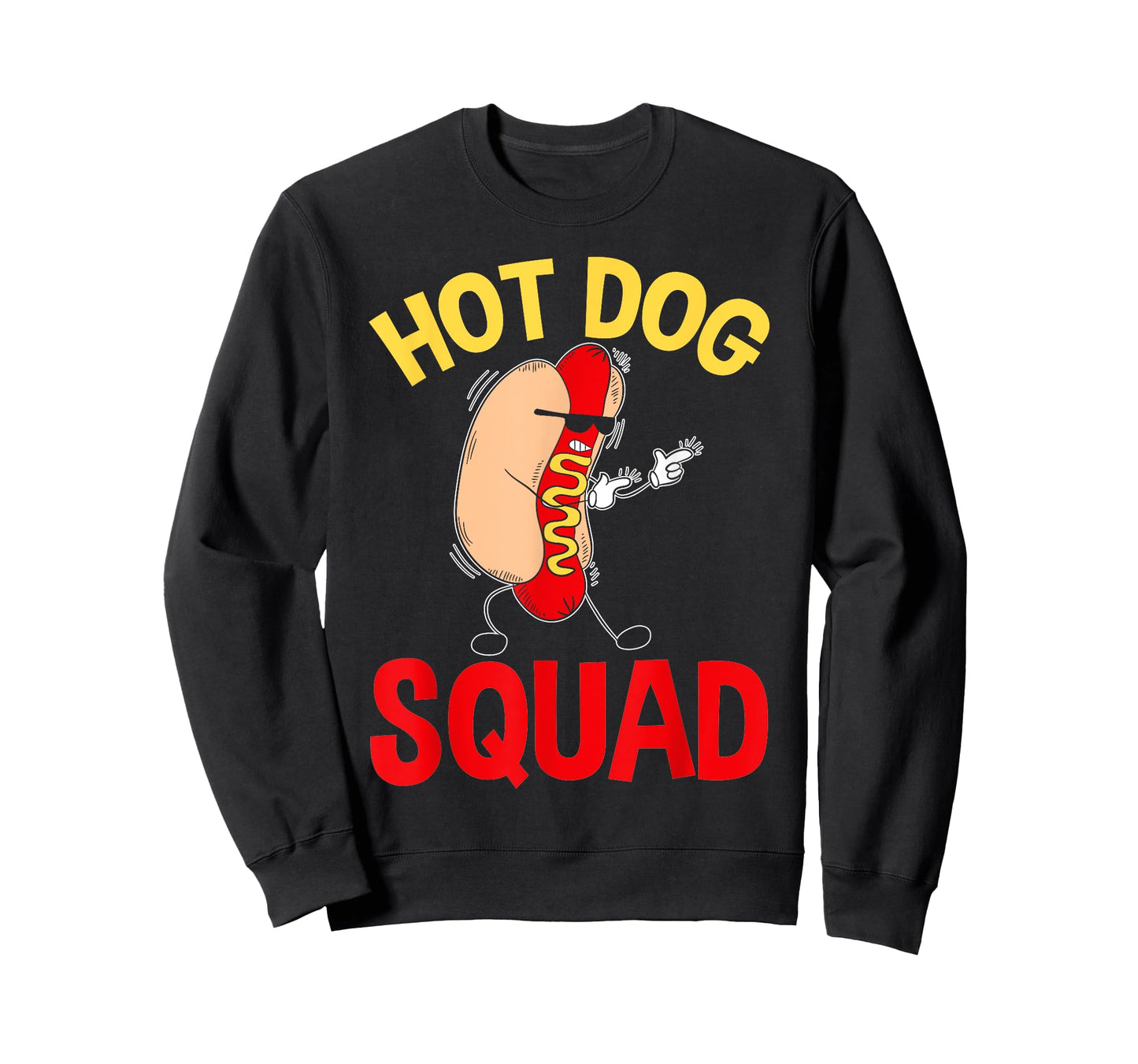 Funny Hot Dog Squad Hot Dog Men Women Girls Kids T-Shirt
