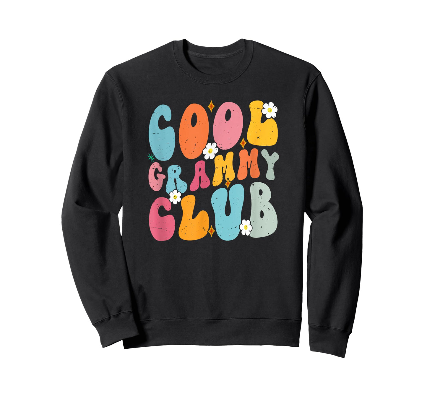 Cool Grammy Club Mother's Day Groovy Retro Best Mom Ever T-Shirt