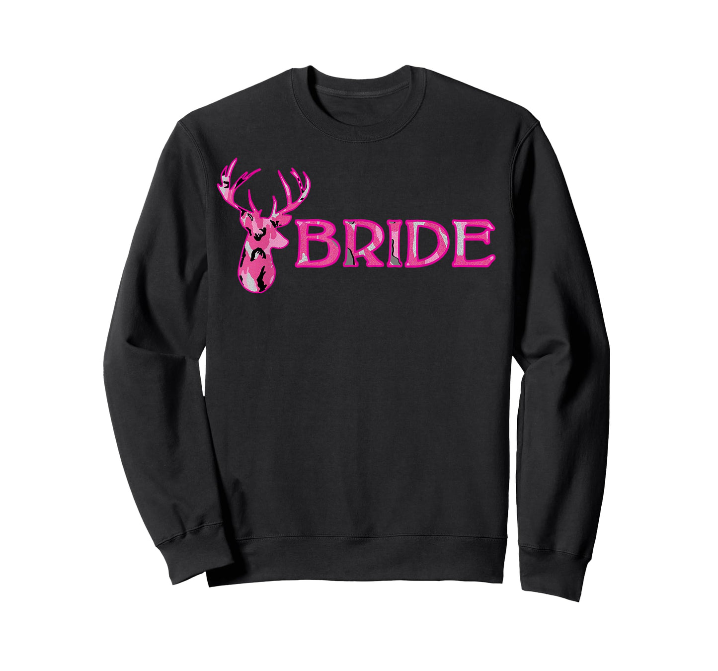 Wedding Bachelorette Deer Camouflage Bride T-Shirt T-Shirt