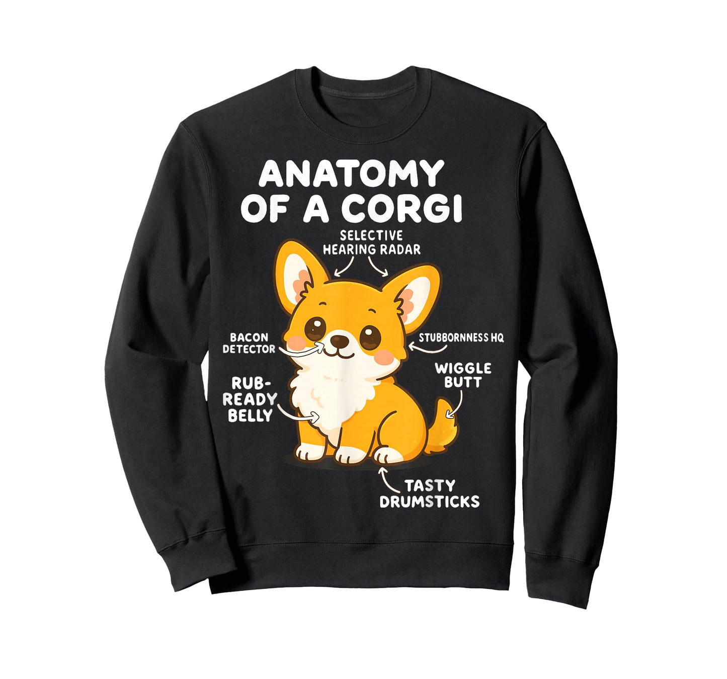 Anatomy Of A Corgi T-Shirt