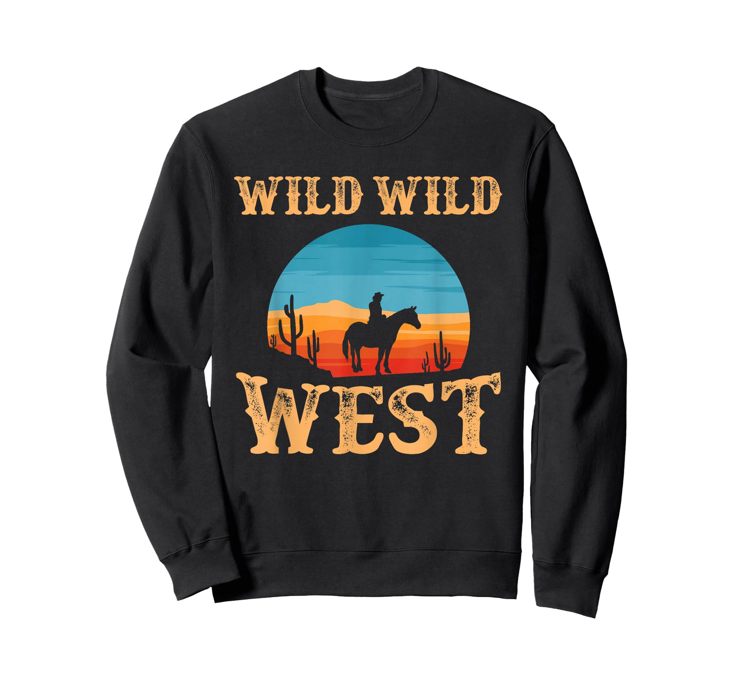 Great Wild Wild West Cowboy Design Western Country Fan T-Shirt