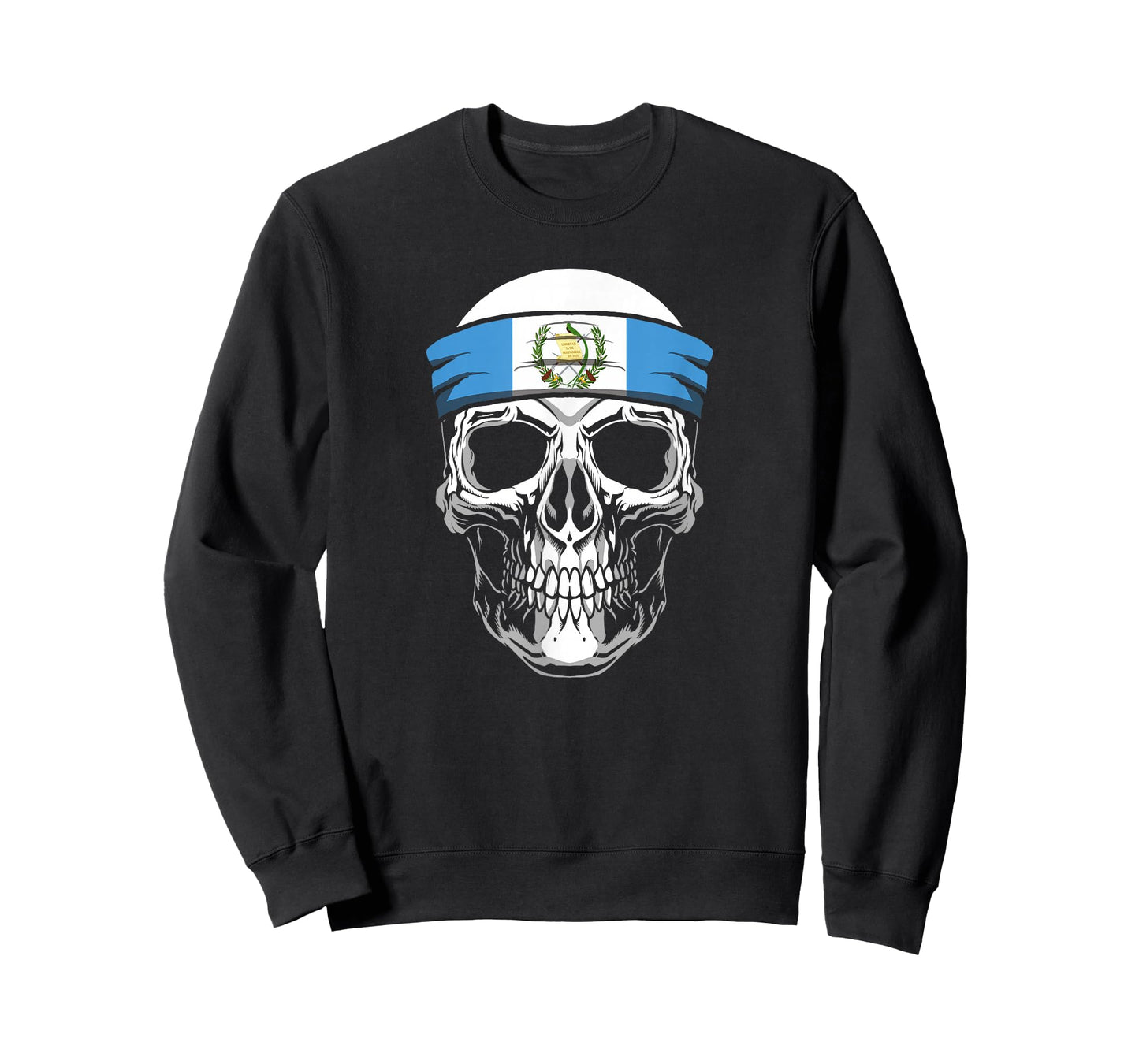 Nationality Country Origin - Skull Flag Guatemala T-Shirt