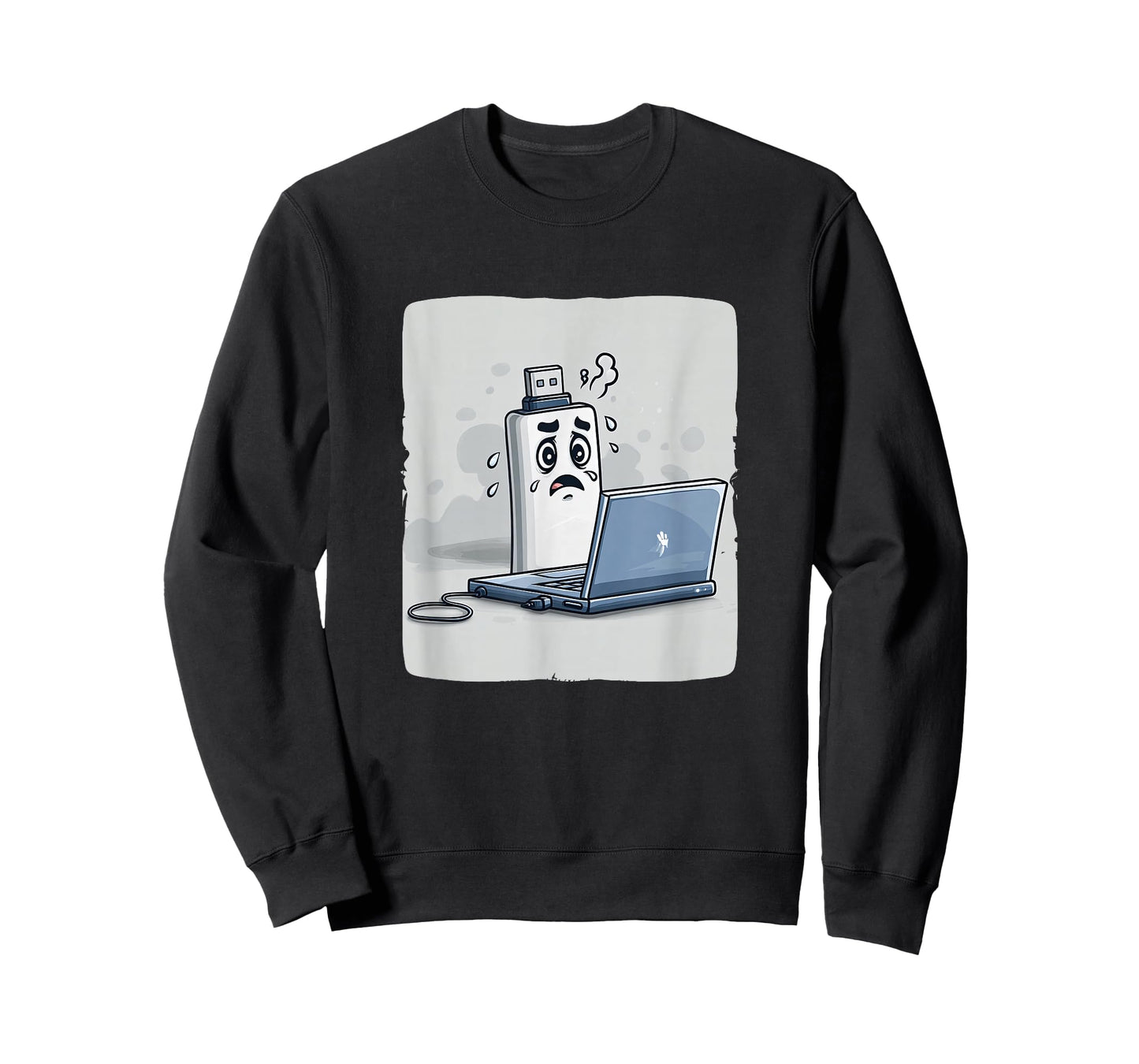 Sweating USB Port Costume T-Shirt