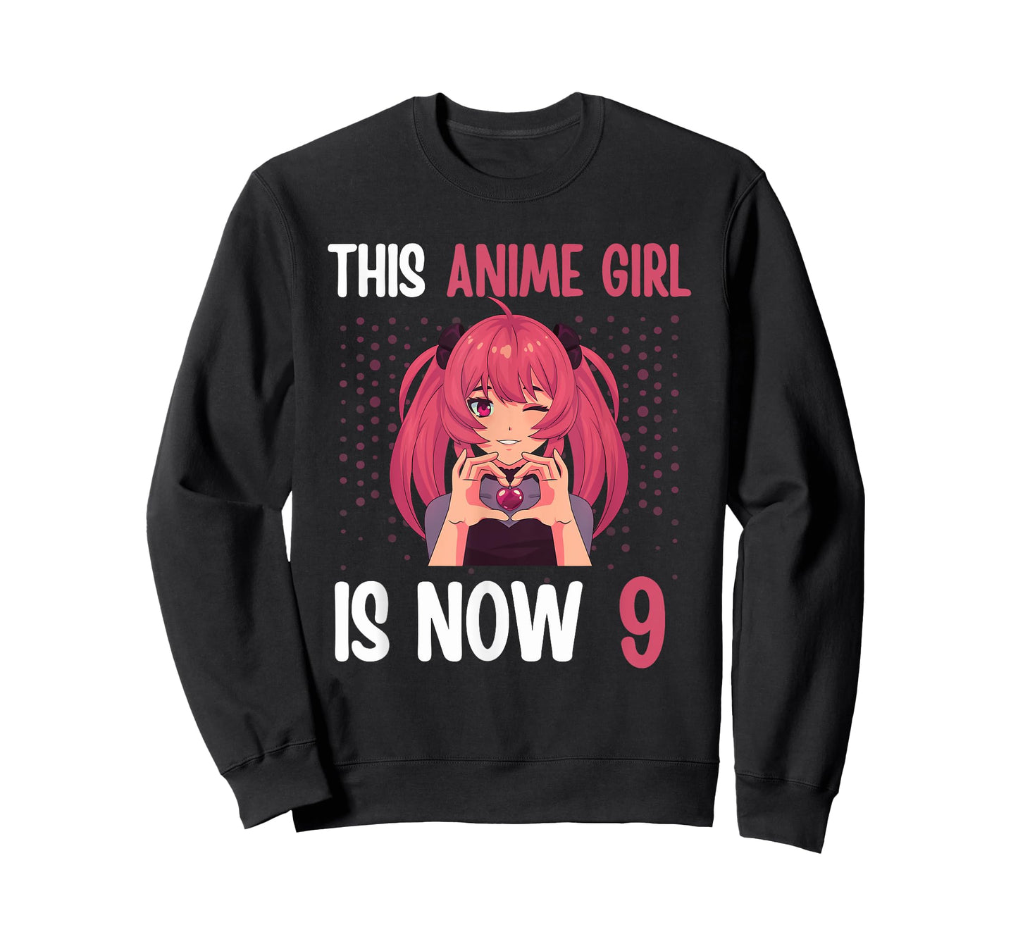 This Anime Girl is Now 9 Yrs Old Anime 9th Birthday Kawaii T-Shirt