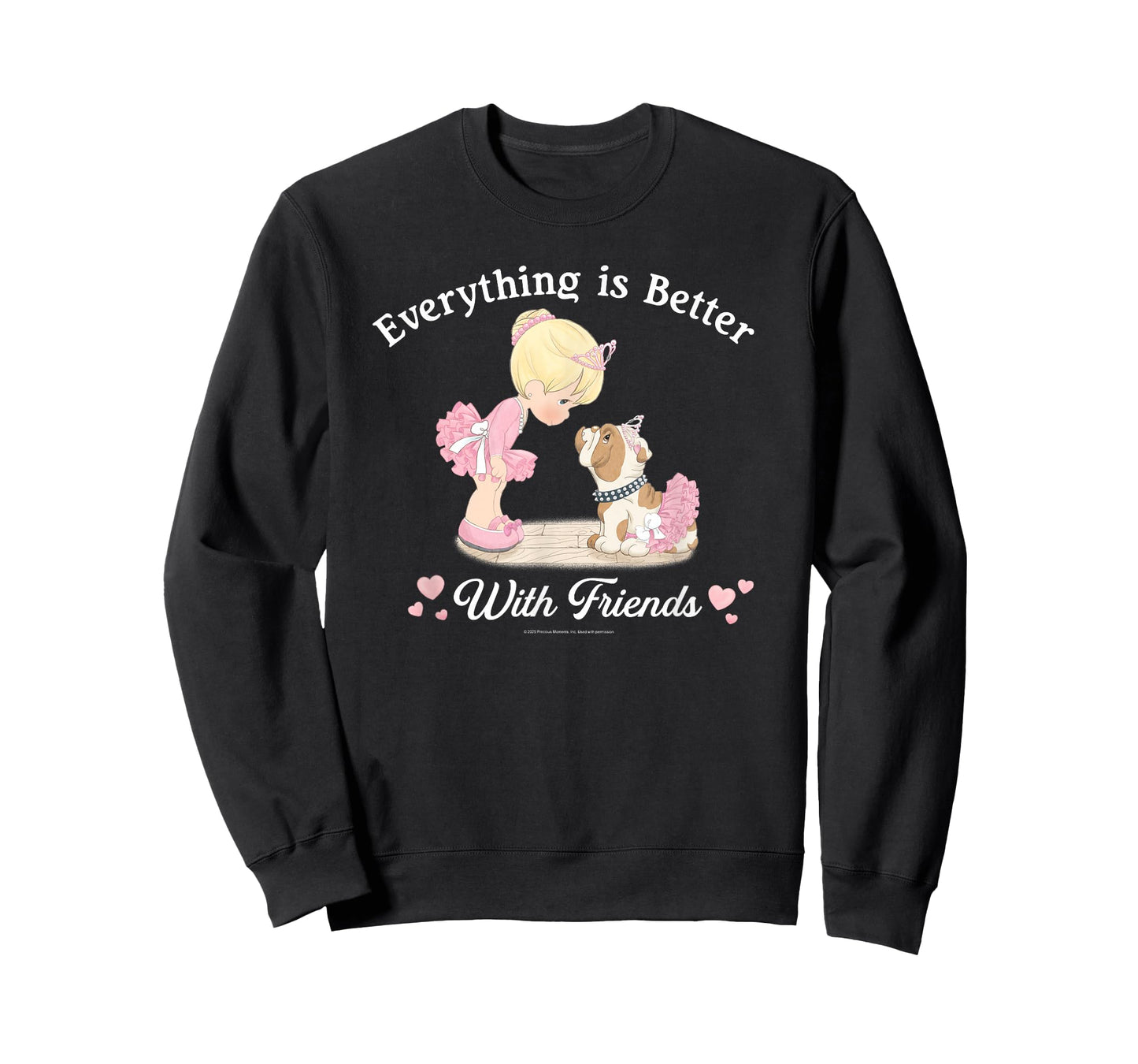 Precious Moments Better with Friends Cute Dog Ballet Dancing T-Shirt