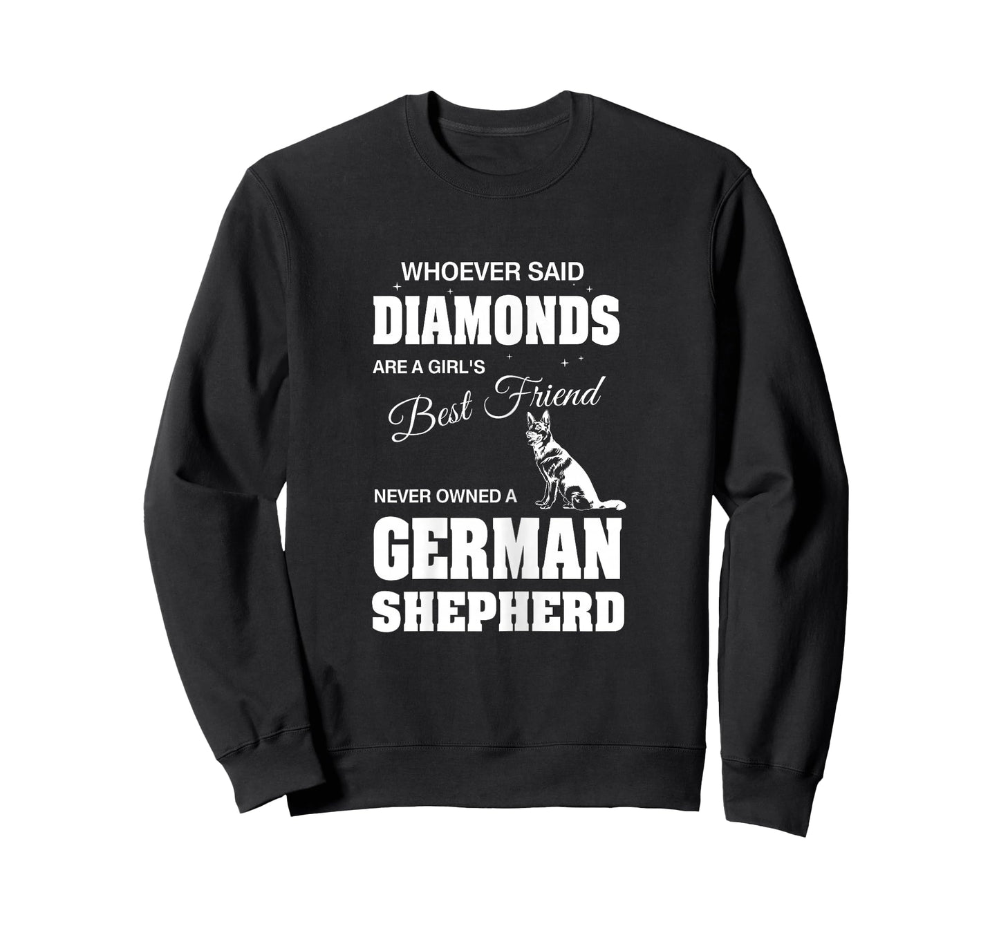 A girls German Shepherd Woman Ladies T-Shirt T-Shirt