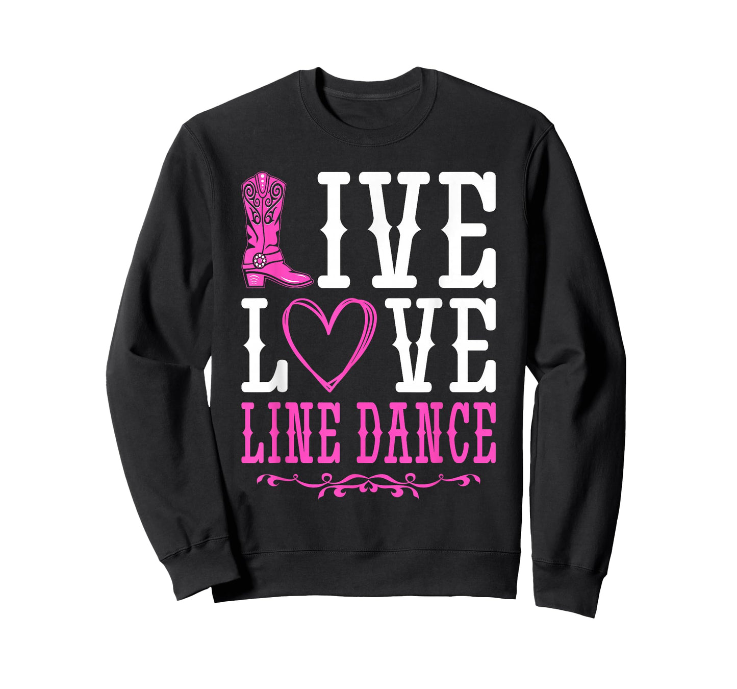 Line Dancing Country Western Live Love Line Dance T-Shirt