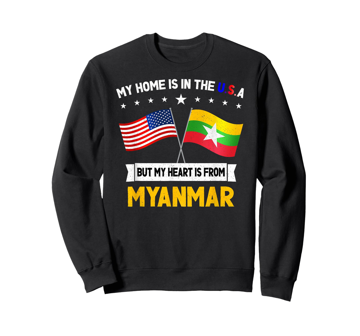 Myanmar & USA T-Shirt