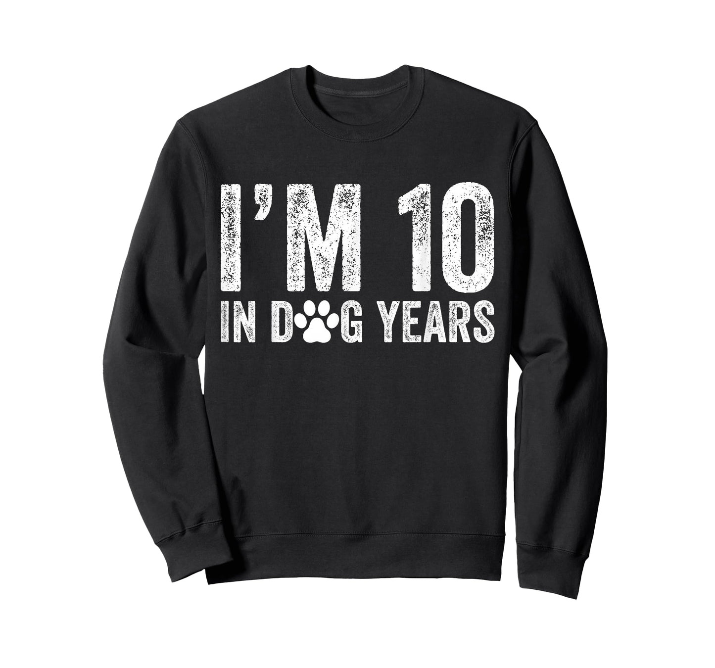 I'm 10 In Dog Years Funny 70th Birthday Dog Lover Vintage T-Shirt
