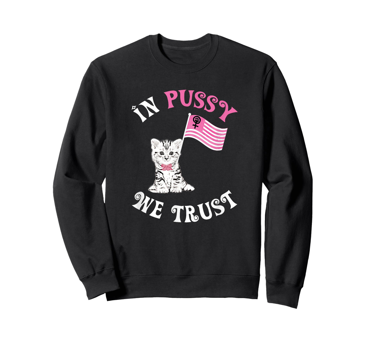 In Pussy We Trust T-shirt Funny Nasty Woman Cat Tee T-Shirt