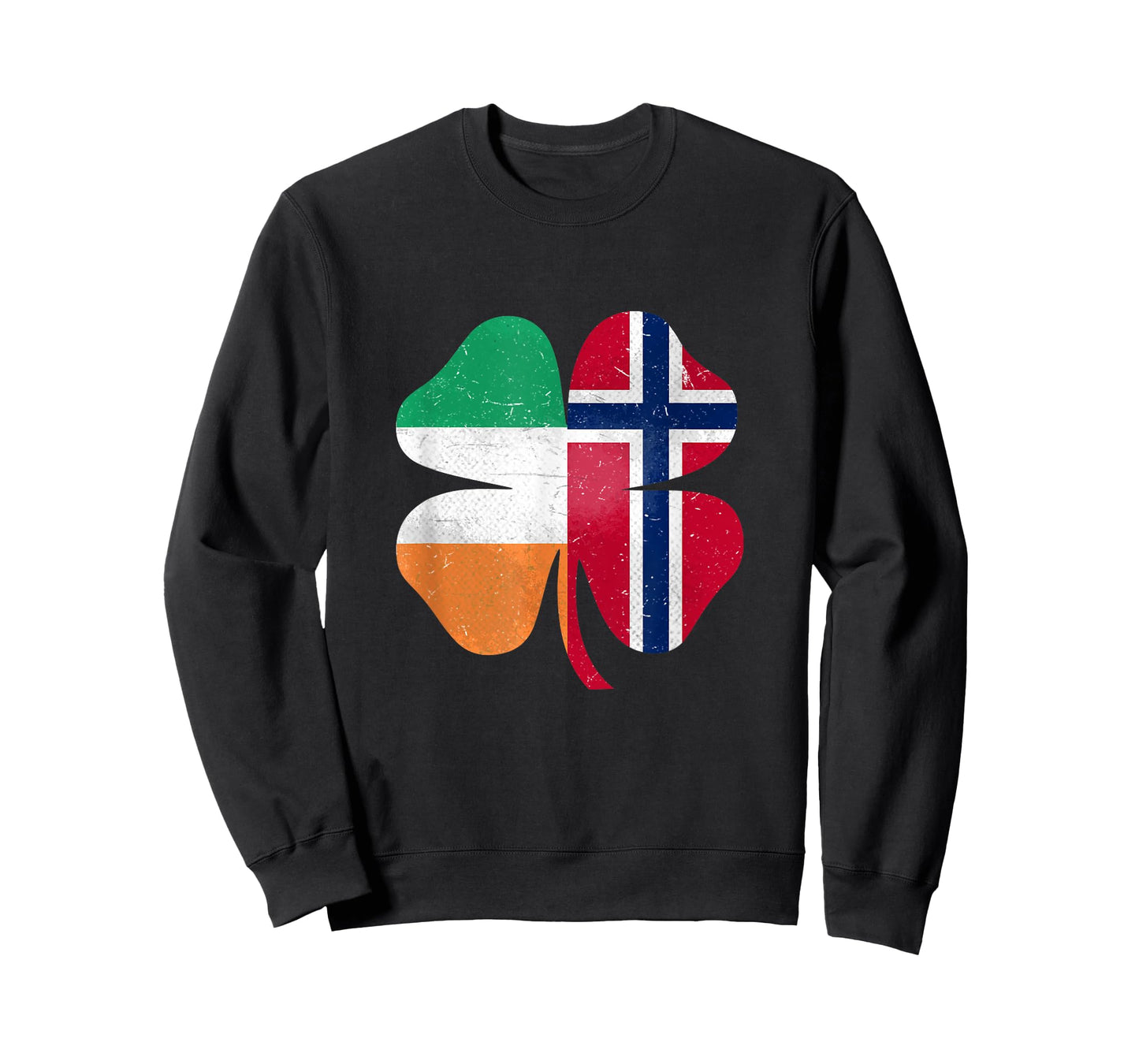 Norwegian Irish Shamrock Norway Ireland St. Patrick's Day T-Shirt