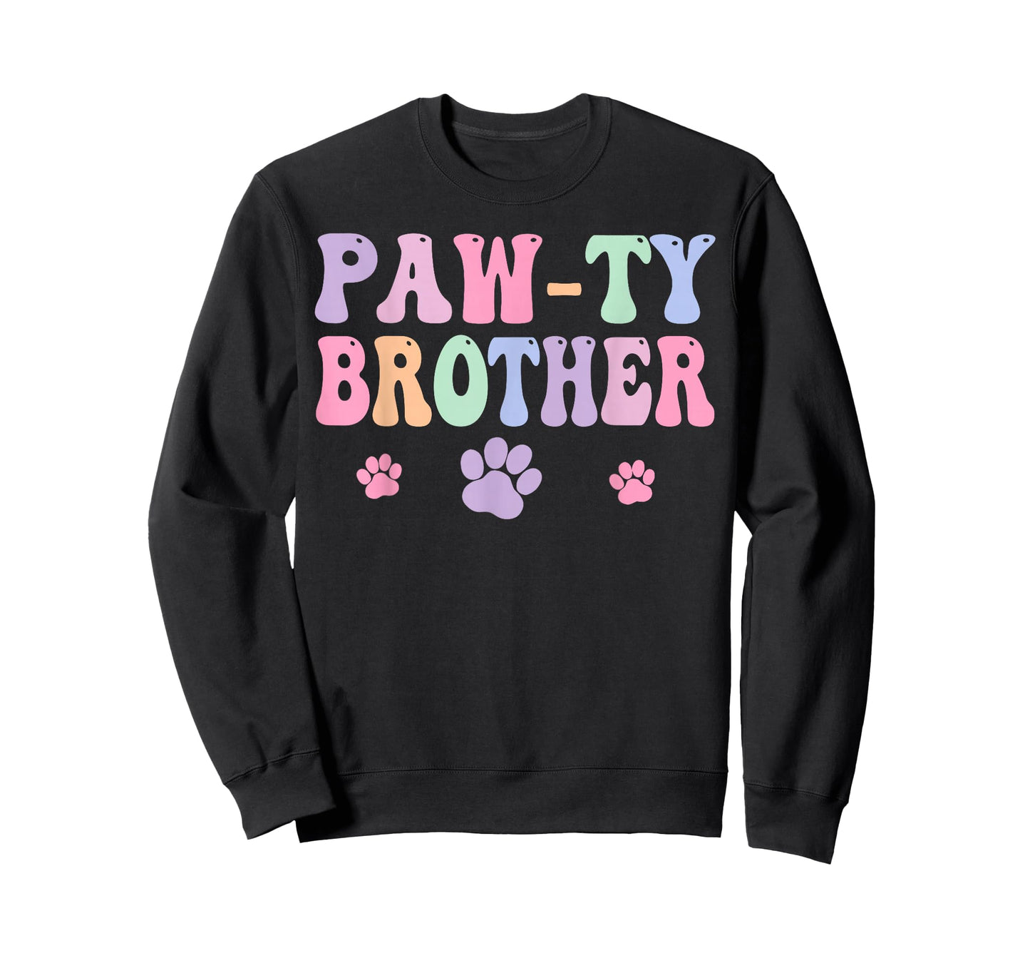 Let's Pawty Girl Brother Puppy Dog Party Birthday Girl T-Shirt