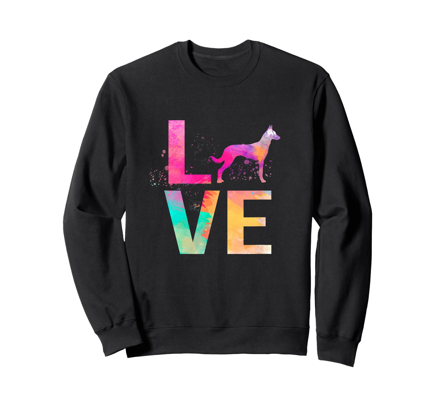 Colorful Belgian Malinois Dog Mom Gifts Belgian Malinois T-Shirt