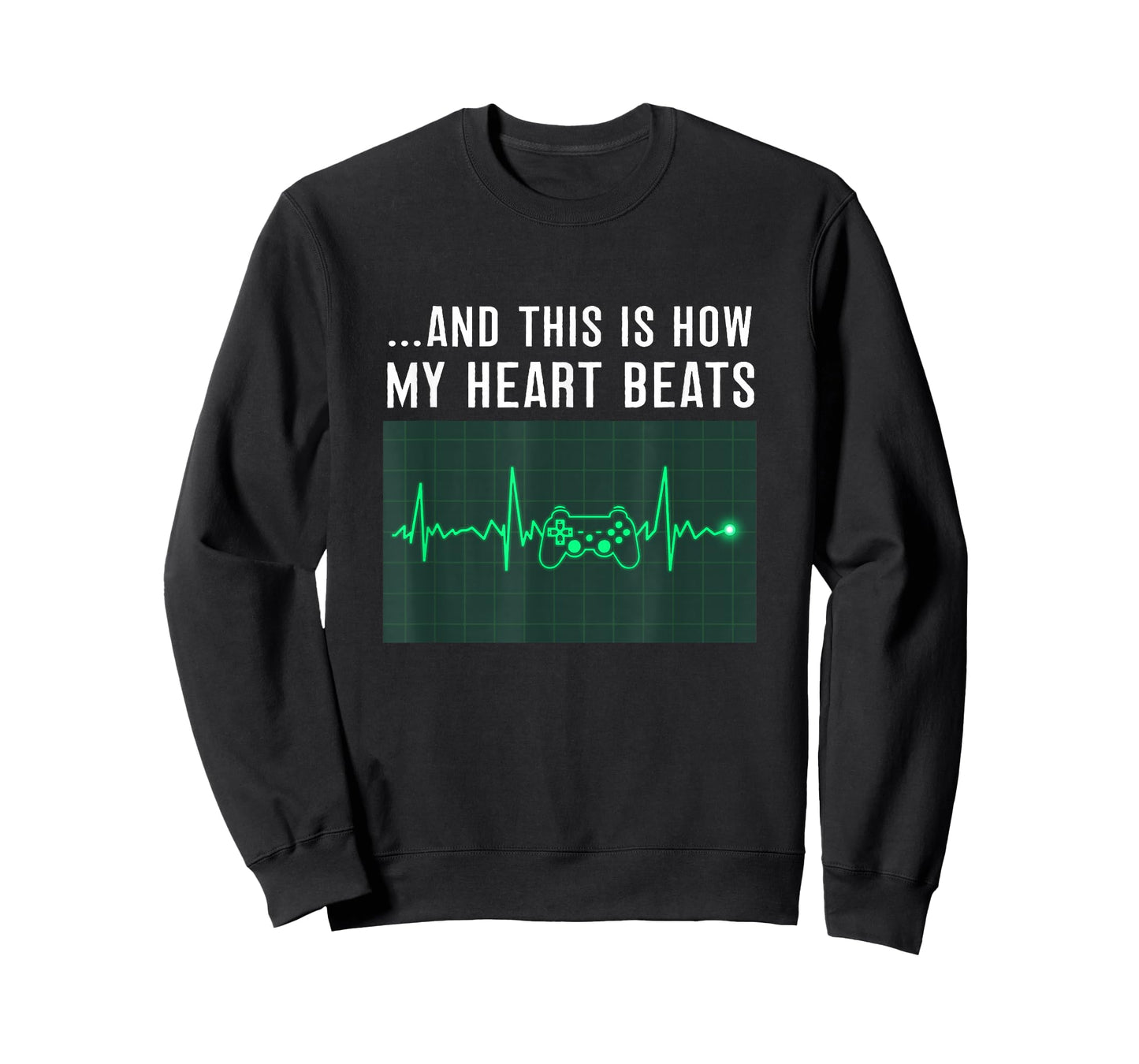 and This is How My Heart Beats Funny Video Games Gamer T-Shirt
