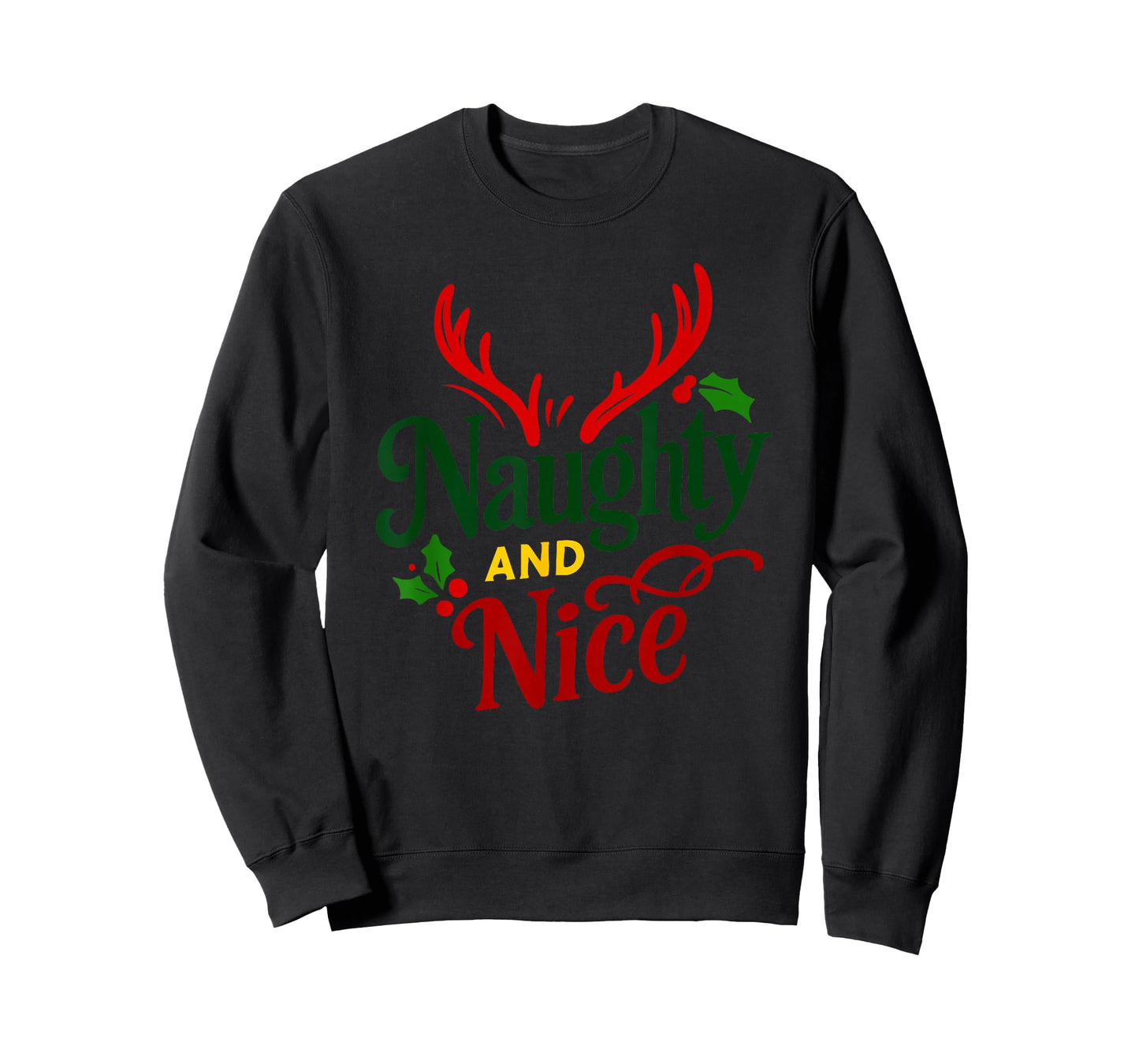 Nice Naughty Antlers and Nice Speech Costume T-Shirt