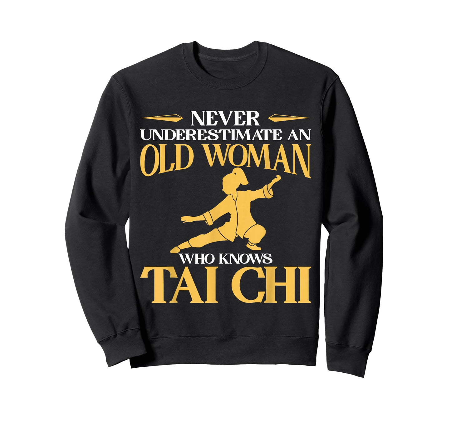 Never Underestimate An Old Woman Who Knows Tai Chi T-Shirt