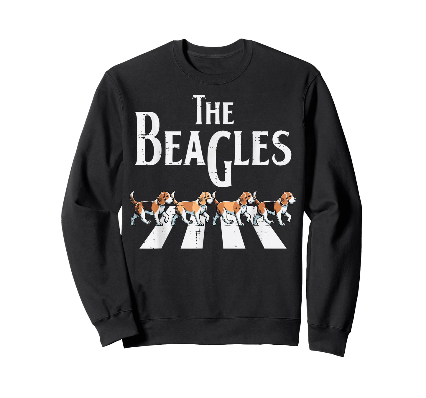 The Beagles Dogs Crossing Funny Saying Parody Men Women Kids T-Shirt