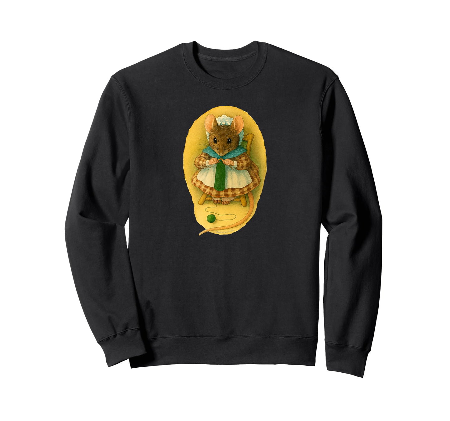 Knitting Mouse, Creative Knitter’s Home Needlecraft Gifts T-Shirt