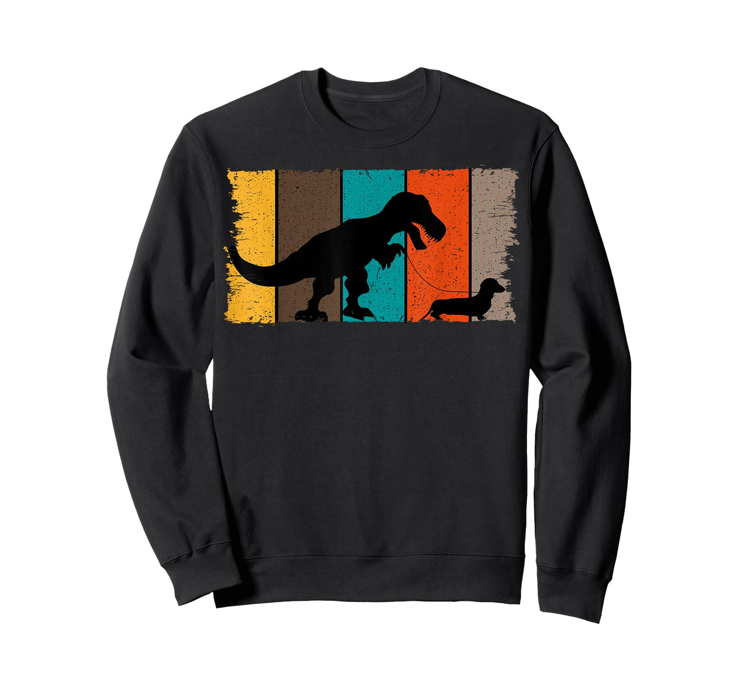T-Rex Walking Dachshund Sausage Dog Lover T-Shirt