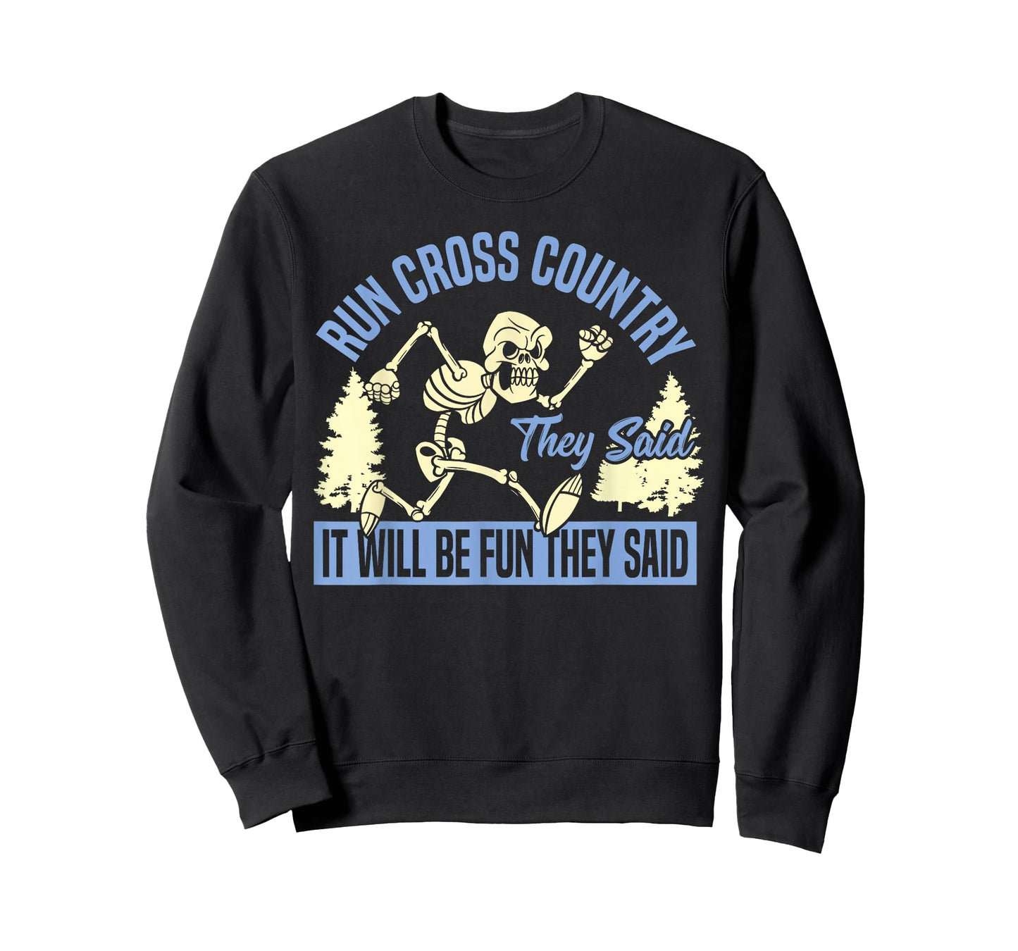 Cross Country Running Skeleton XC Runner T-Shirt