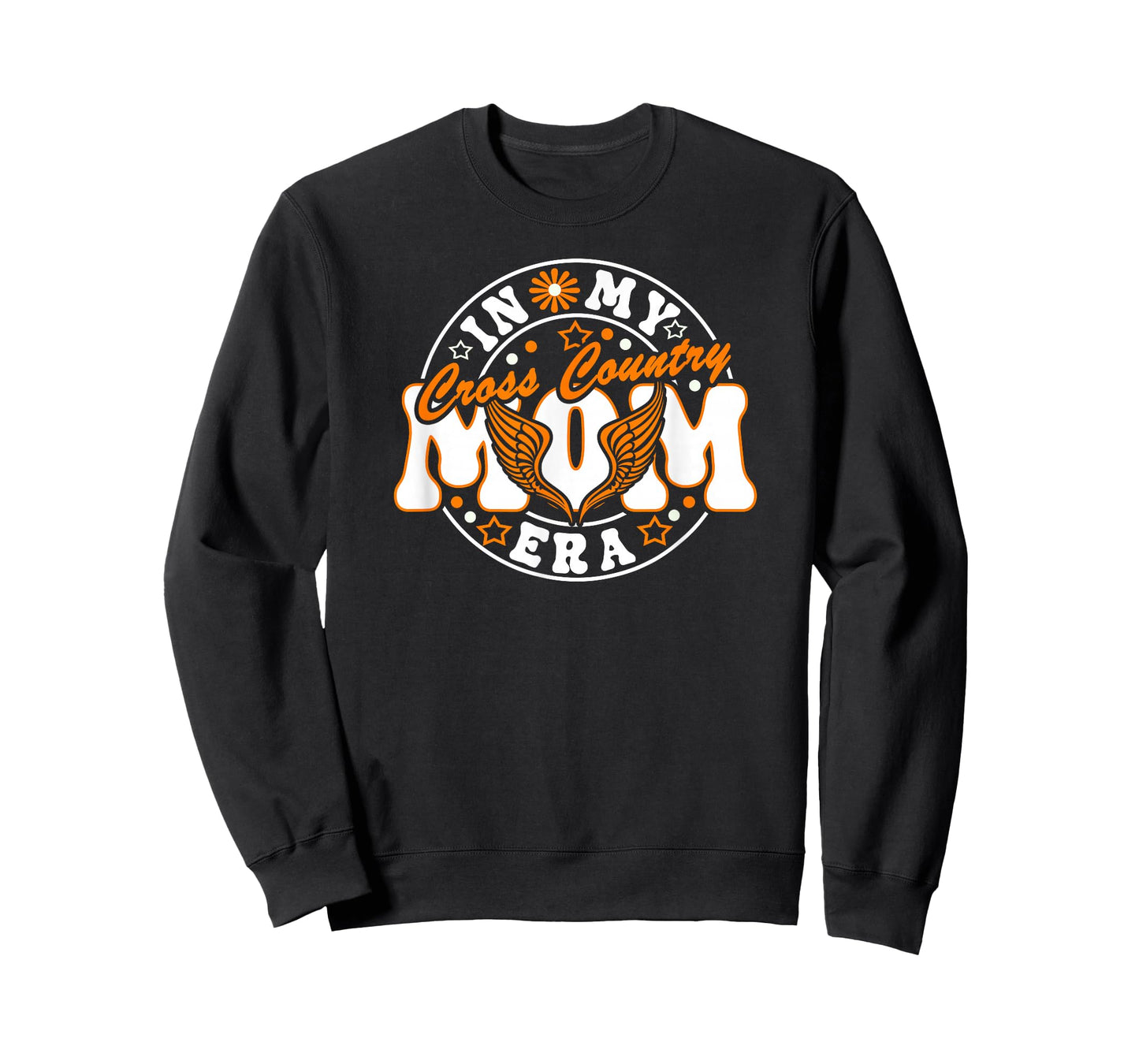 Cross Country Mom Era for Women Orange XC Graphic T-Shirt