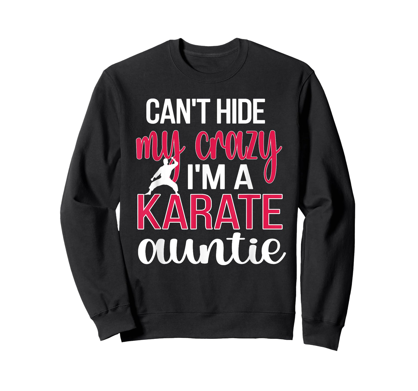 Funny Karate Aunt Proud Karate Auntie T-Shirt