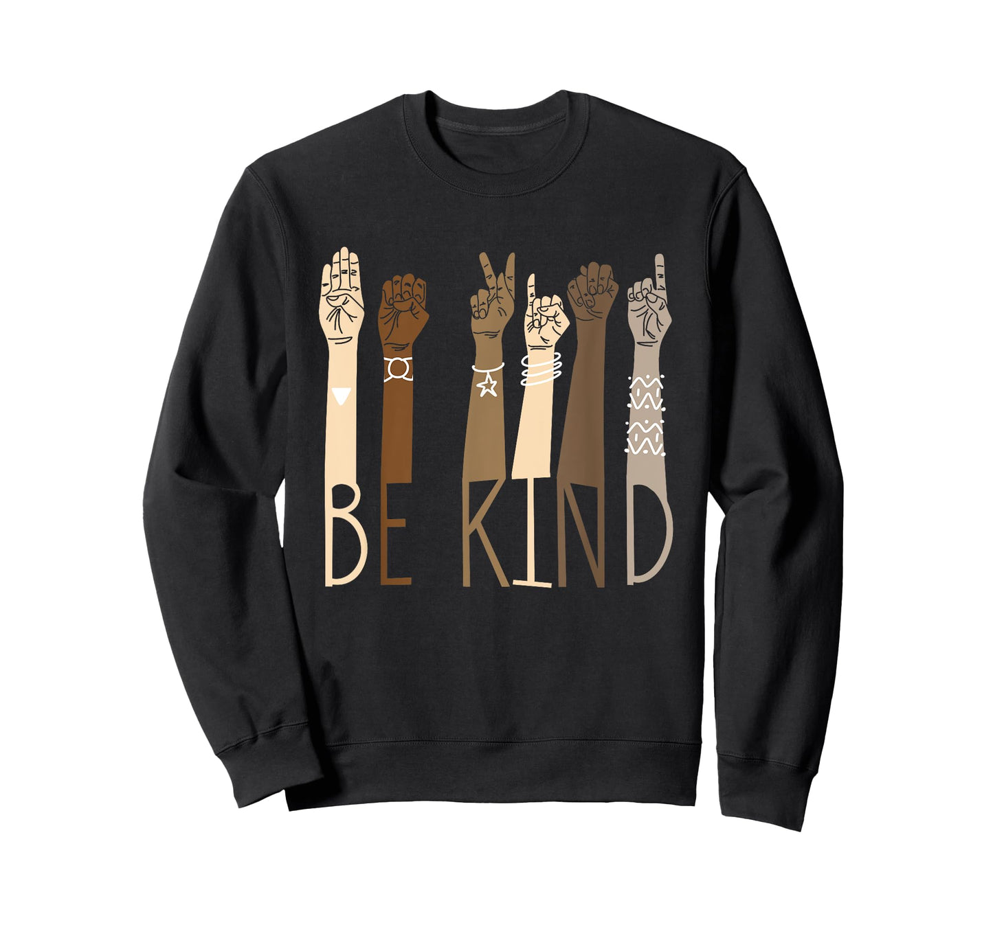 Be Kind Sign Language Hand Talking Teachers Interpreter ASL Men Women T-Shirt