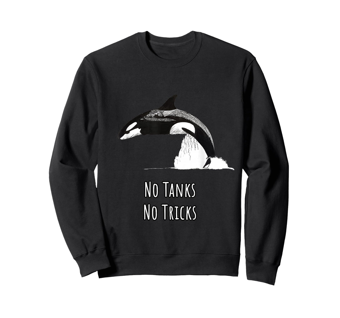 No Tanks No Tricks | Orca Killer Whale Endangered Animals T-Shirt
