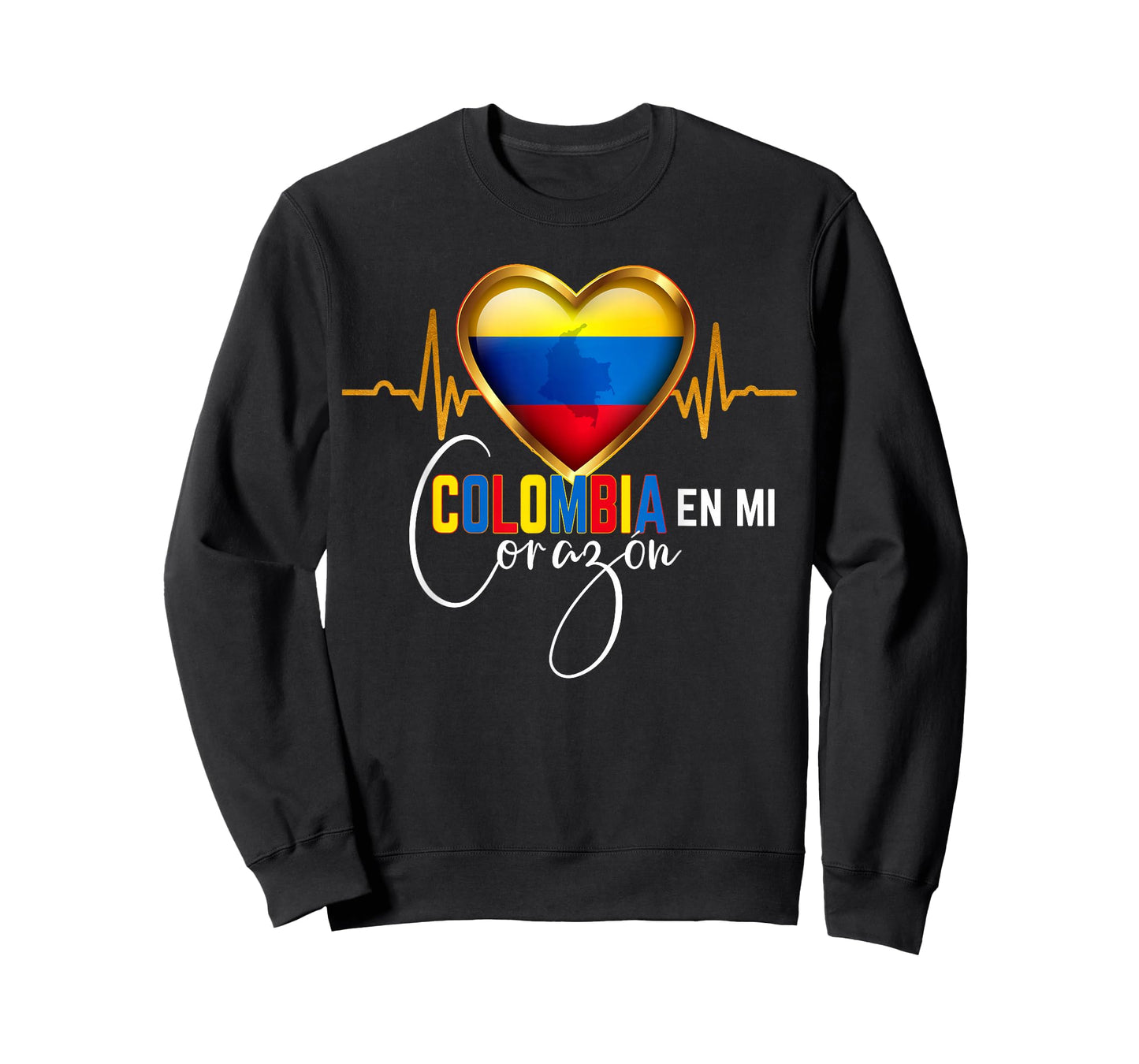 Colombia en mi Corazon Colombian Pride Matching T-Shirt