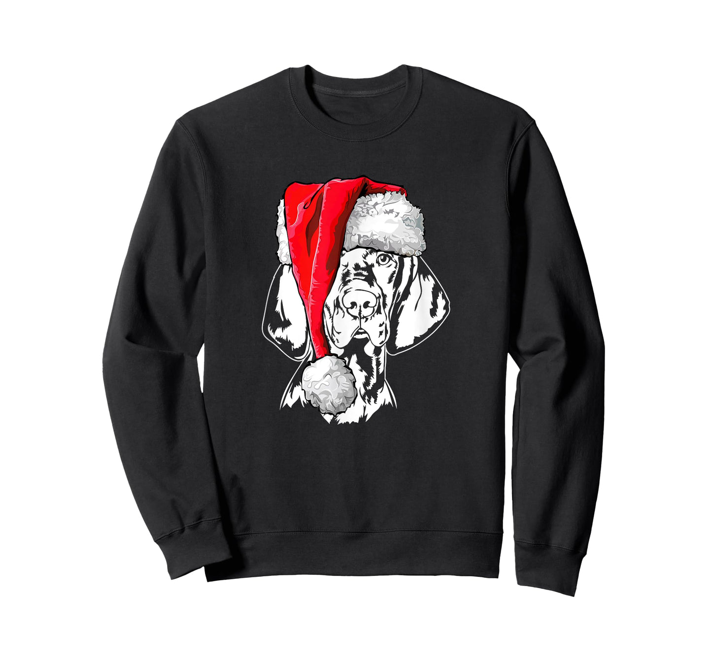 Funny Santa Hungarian Vizsla Christmas dog mom dog T-Shirt