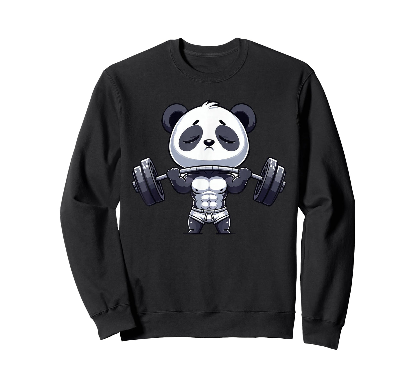 Weightlifting Panda Fitness Gym Workout Bodybuilder Panda T-Shirt