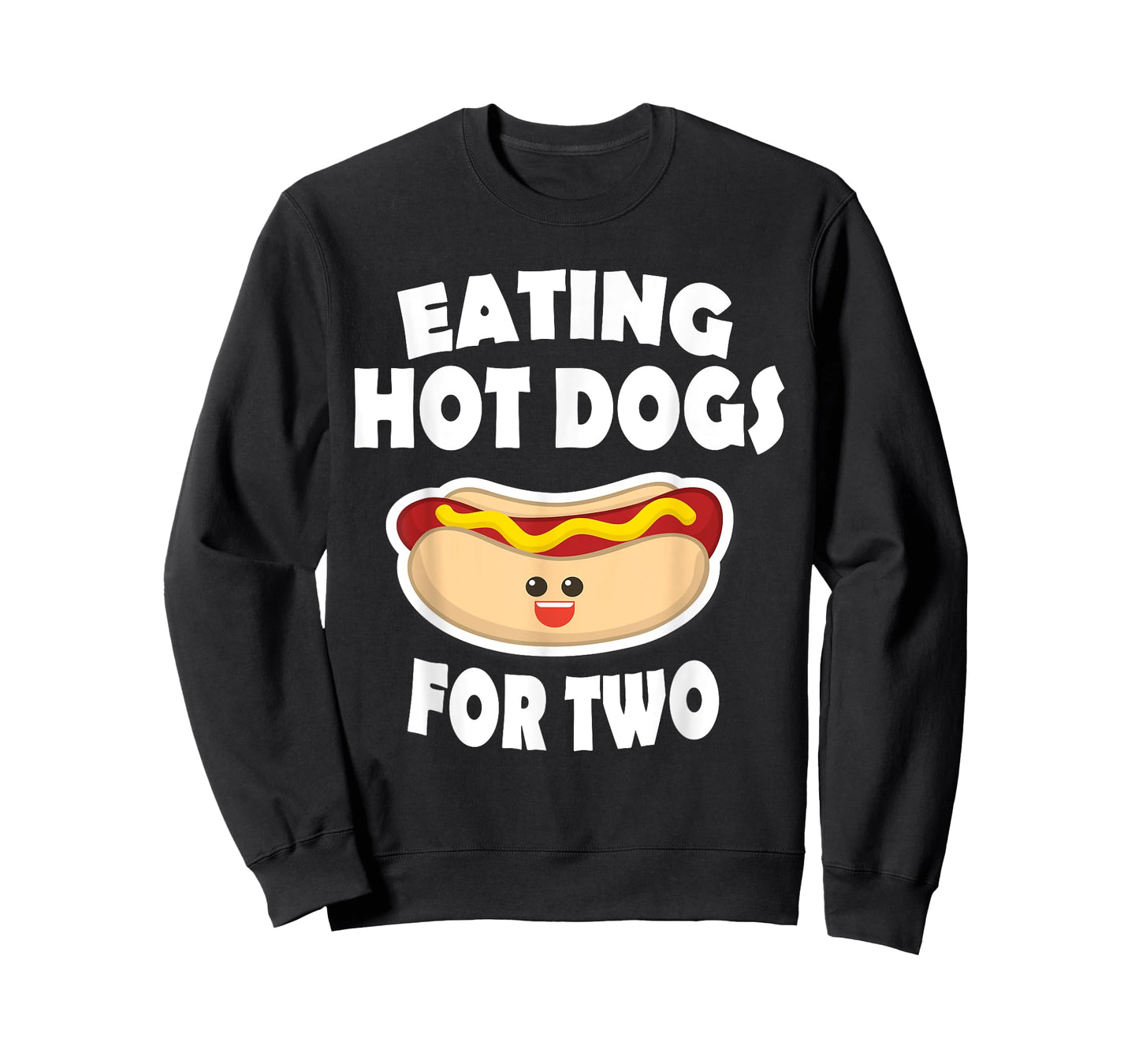 Eating Hot Dogs For Two Pregnant Funny Shirts Mom To Be T-Shirt