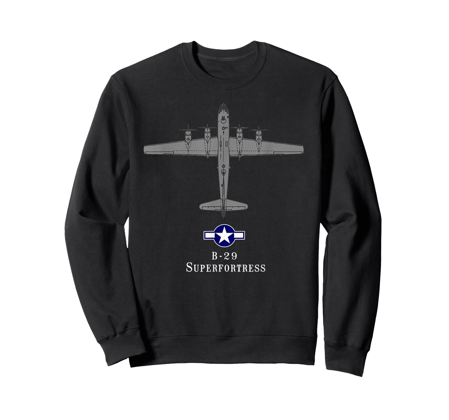 B-29 Superfortress Tech Drawing WWII Bomber T-shirt T-Shirt