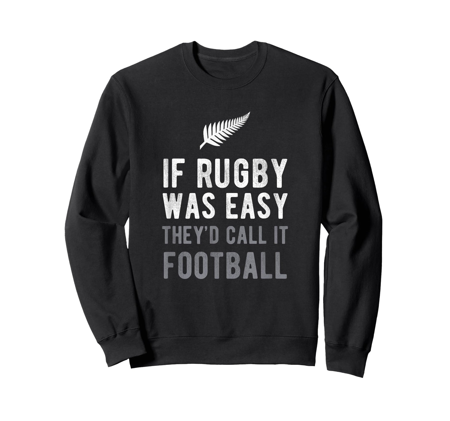 Funny New Zealand Rugby NZ Silver Fern Football Gift T-Shirt
