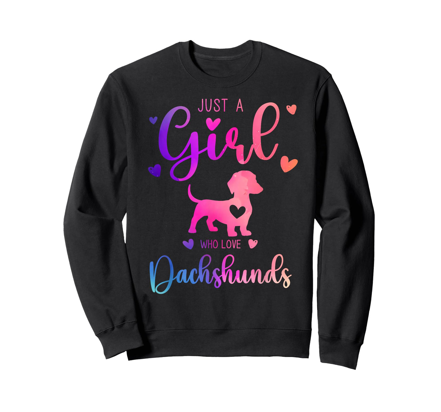 Just a Girl Who Loves Dachshunds Dress for Women and Kids T-Shirt